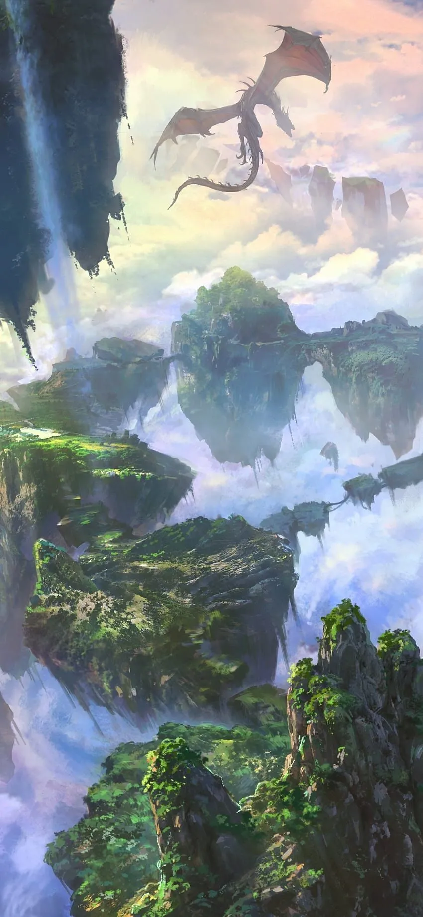 Fantasy Landscape, Fantasy Landscape Phone HD Phone Wallpaper