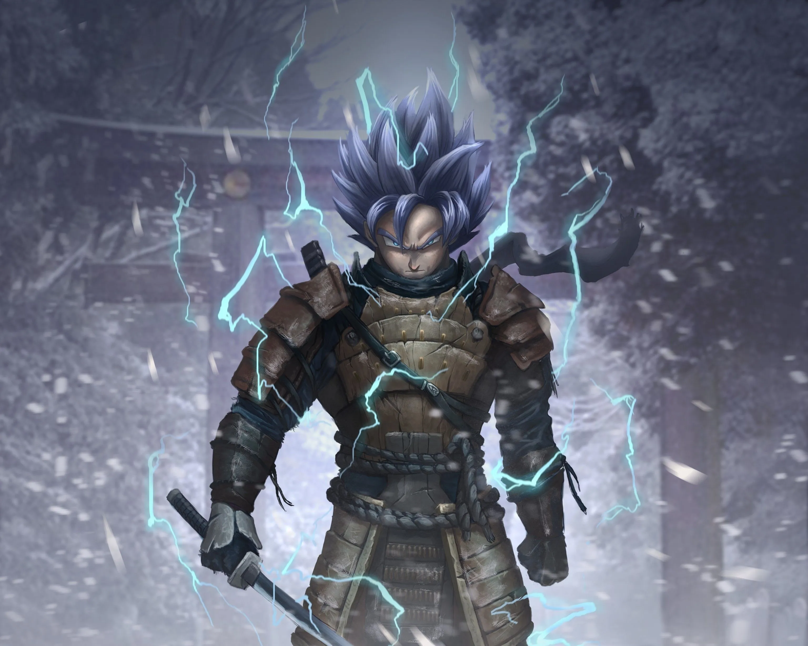 Goku Samurai Wallpaper, HD Anime 4K Wallpaper, Image and Background