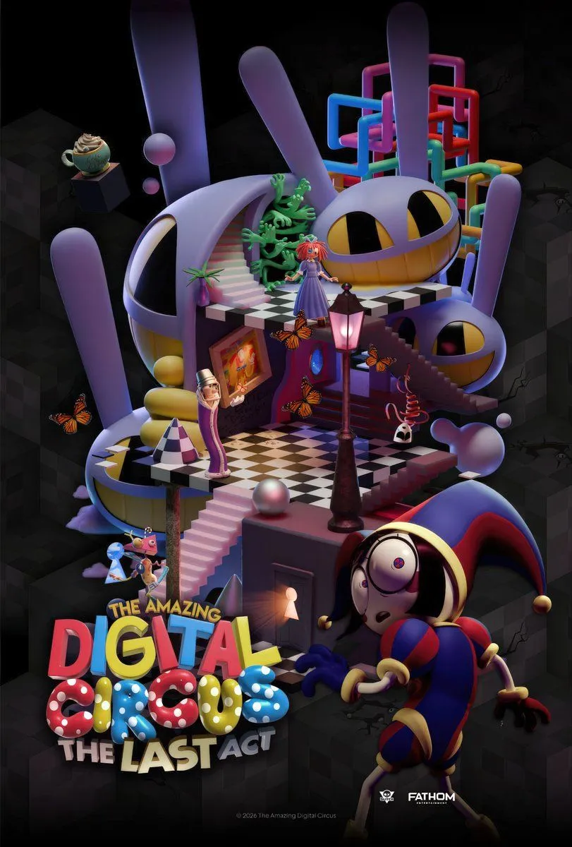 The Amazing Digital Circus: The Last Act 4K TEXTLESS POSTER!
