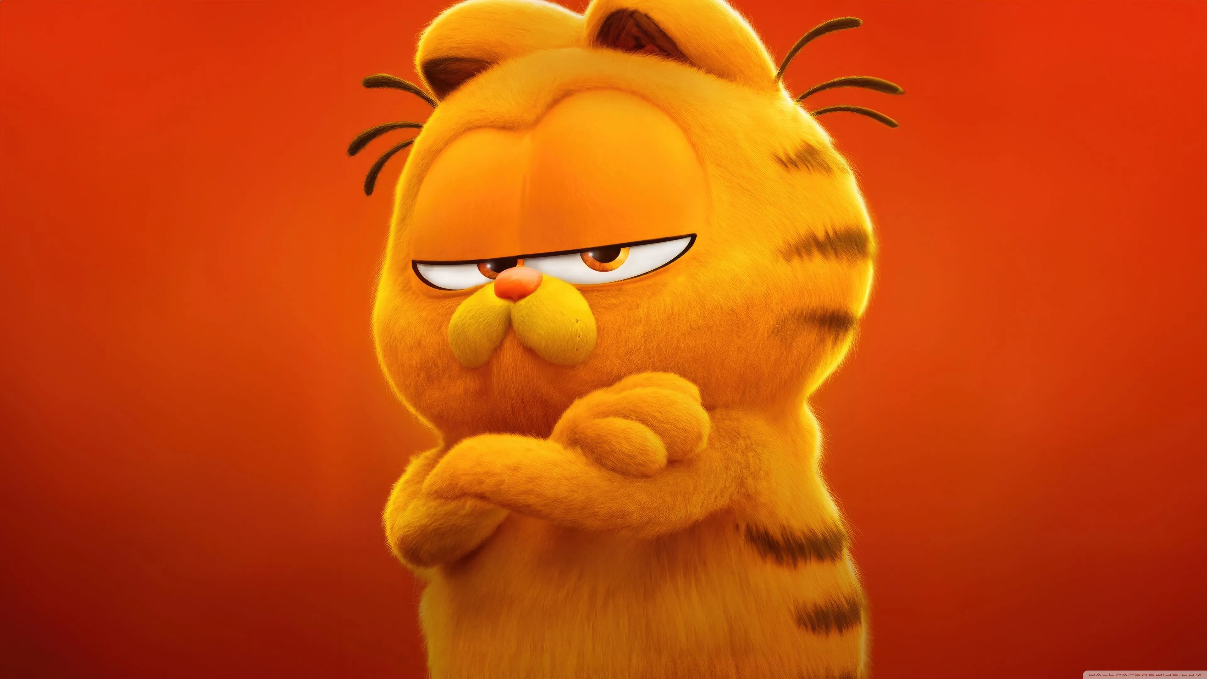 Garfield Animated Movie 2024 4K UHD Wallpaper for UltraHD Desktop and TV, Widescreen and UltraWide Display, Smartphone and Tablet Devices