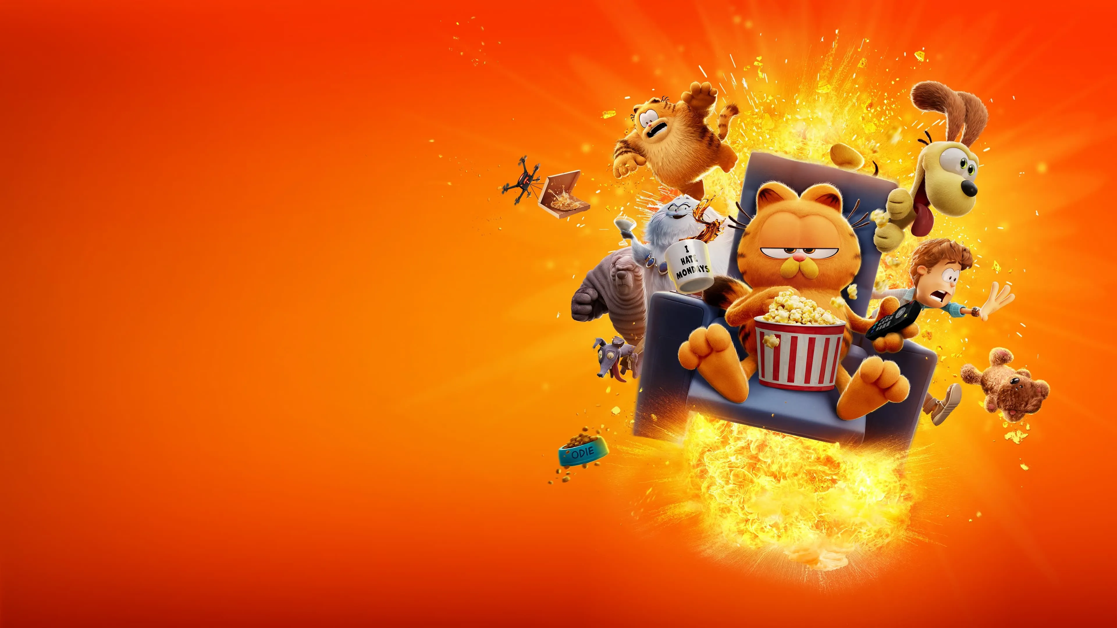 Download Movie The Garfield Movie 4k Ultra HD Wallpaperx2160