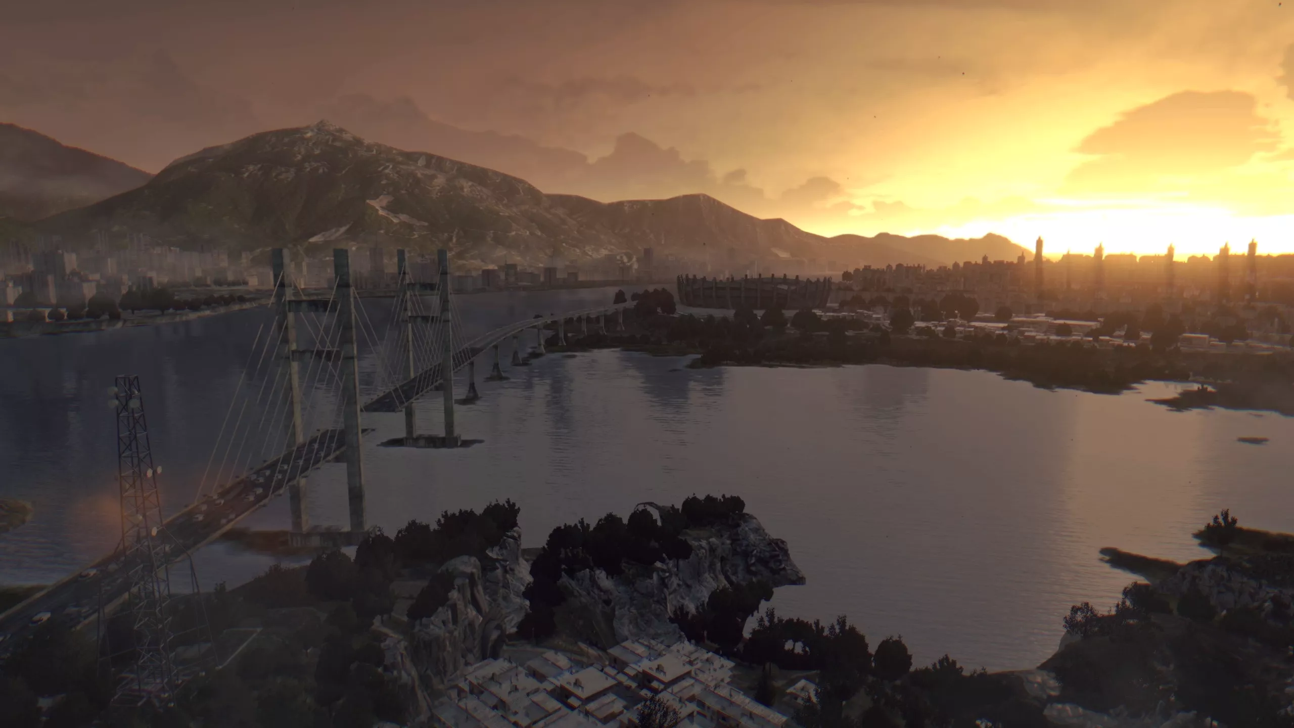 Live wallpaper Dying Light 1 (Bridge Night Version) download on VSThemes.org