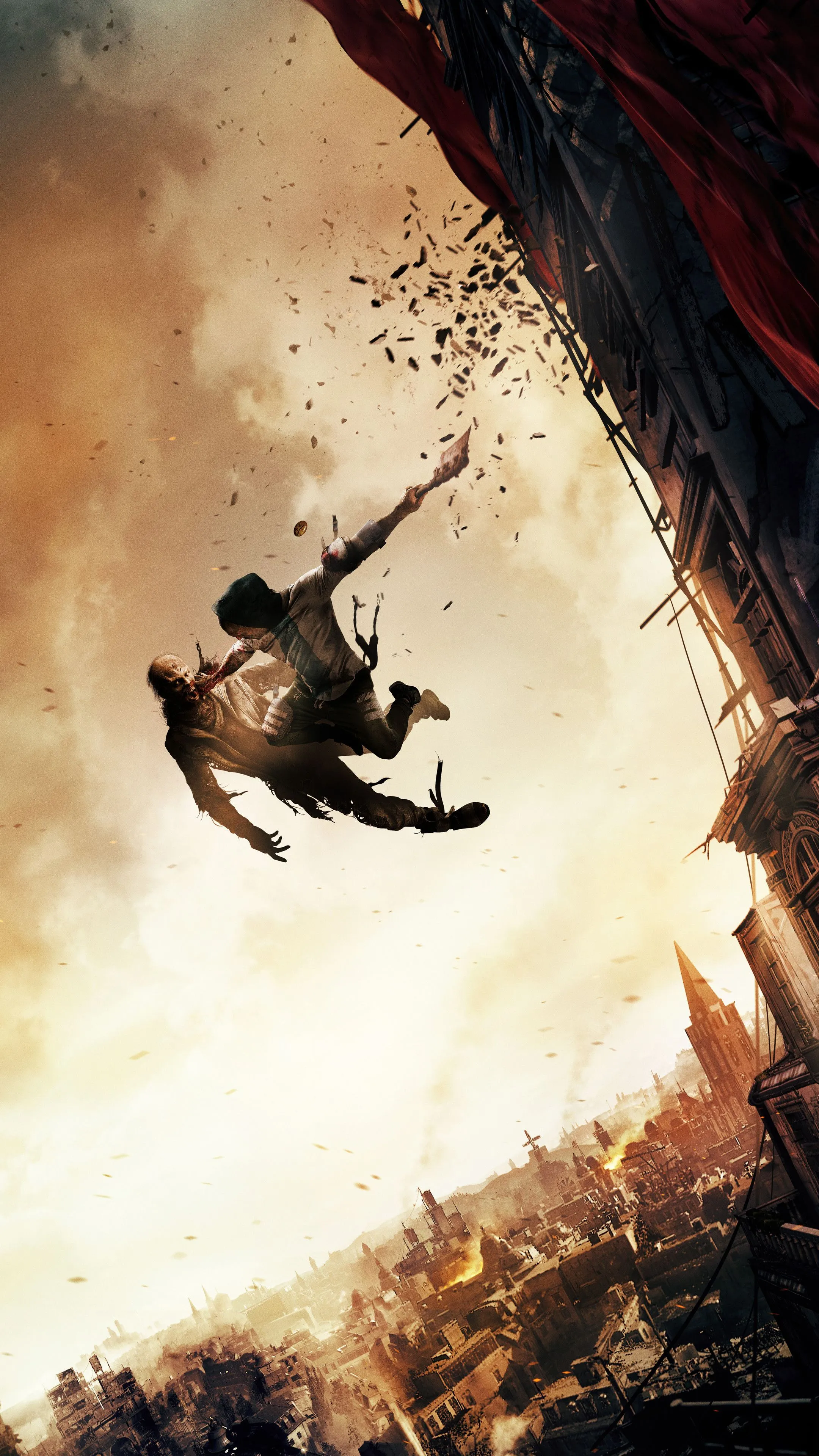 Wallpaper Dying Light 2 Stay Human, Dying Light, Aiden Caldwell, Techland, Zombie, Background Free Image