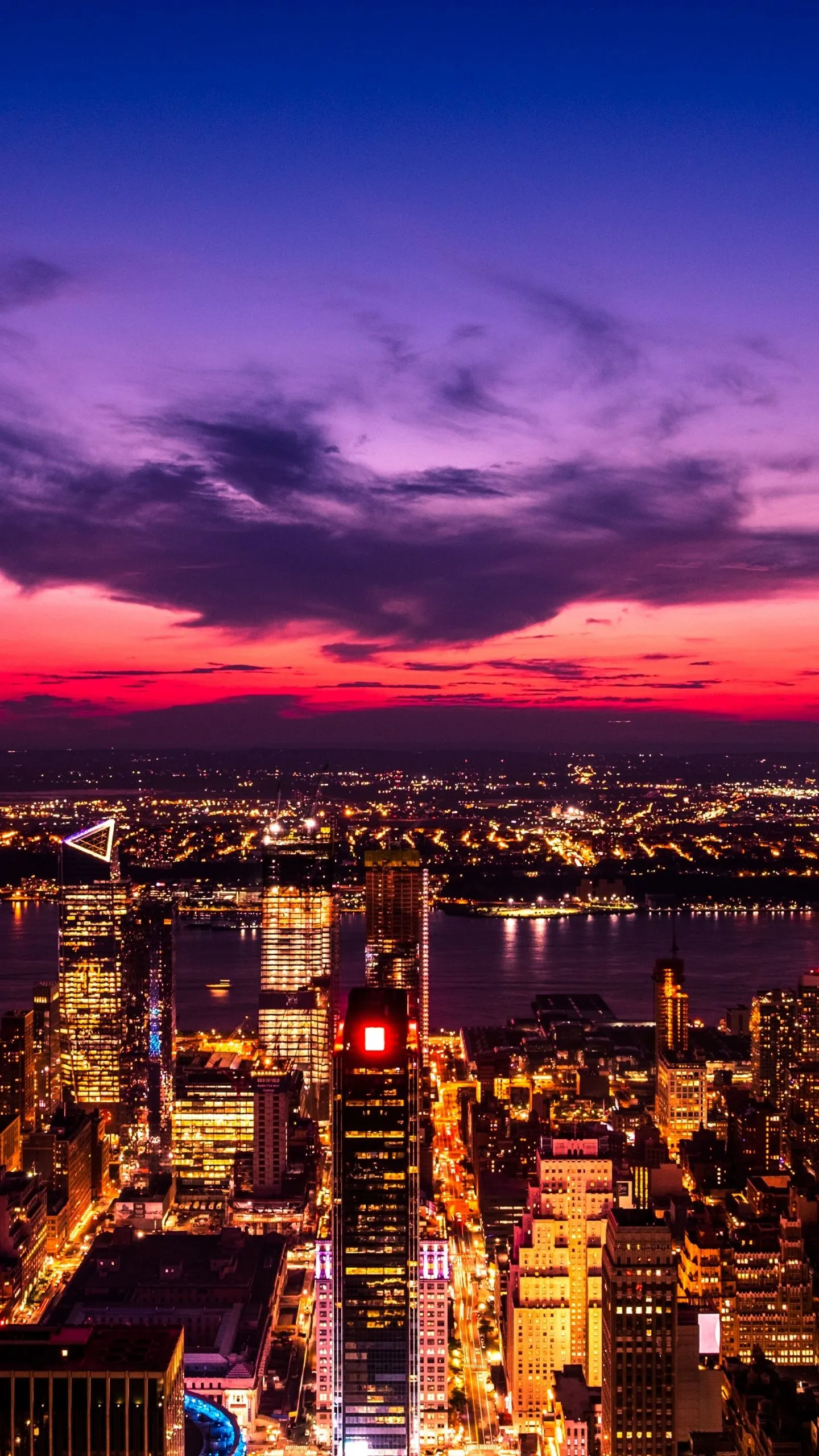 New York City Wallpaper 4K, Twilight, Sunset, Cityscape