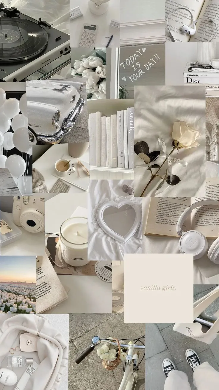 White aesthetic wallpaper