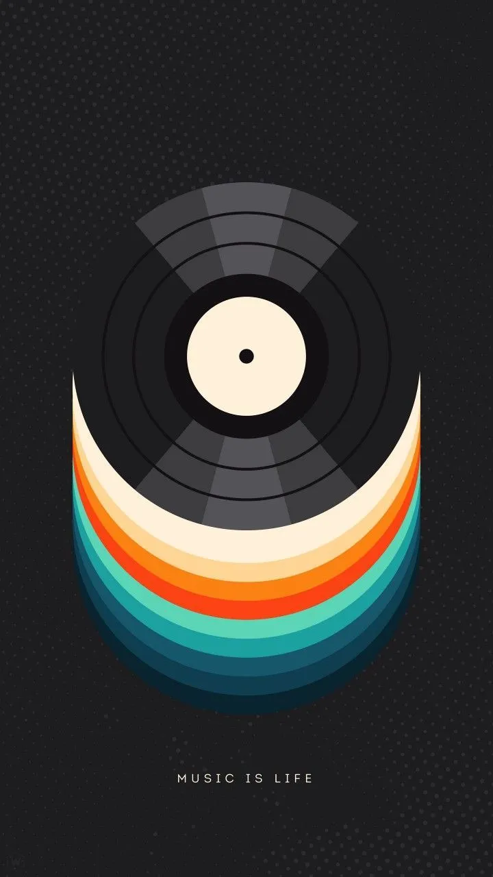 Papier. Vinyl, Music wallpaper, Retro background