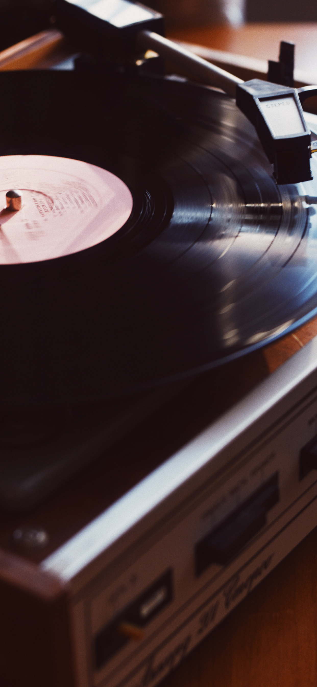 Vinyl record player Wallpaper for iPhone 11, Pro Max, X, 8, 7, 6