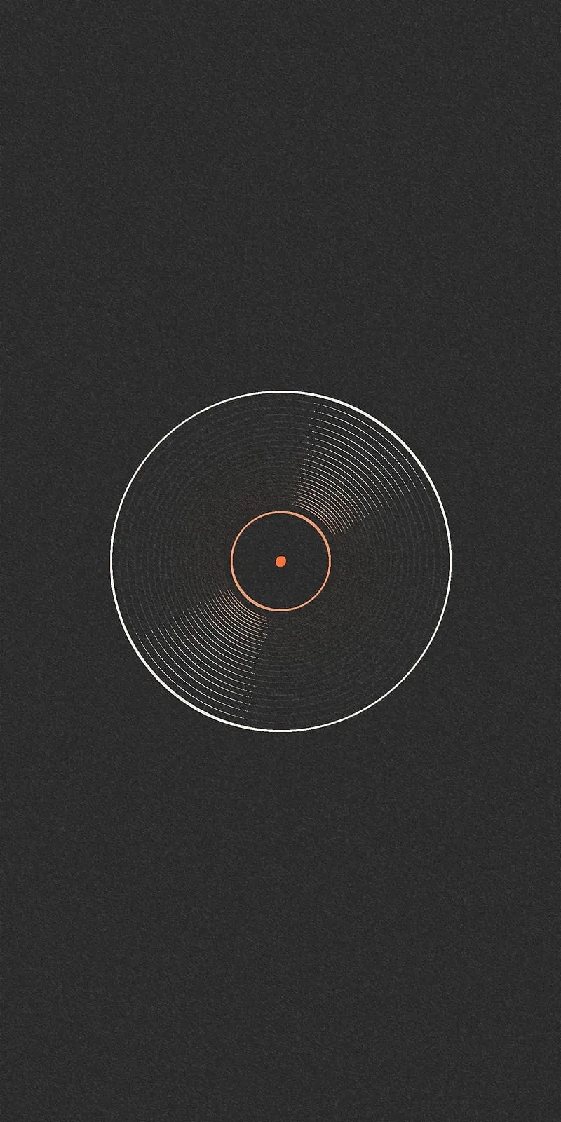 Retro, black, circles, lines, lp, music, old, record, style, vinyl, HD phone wallpaper