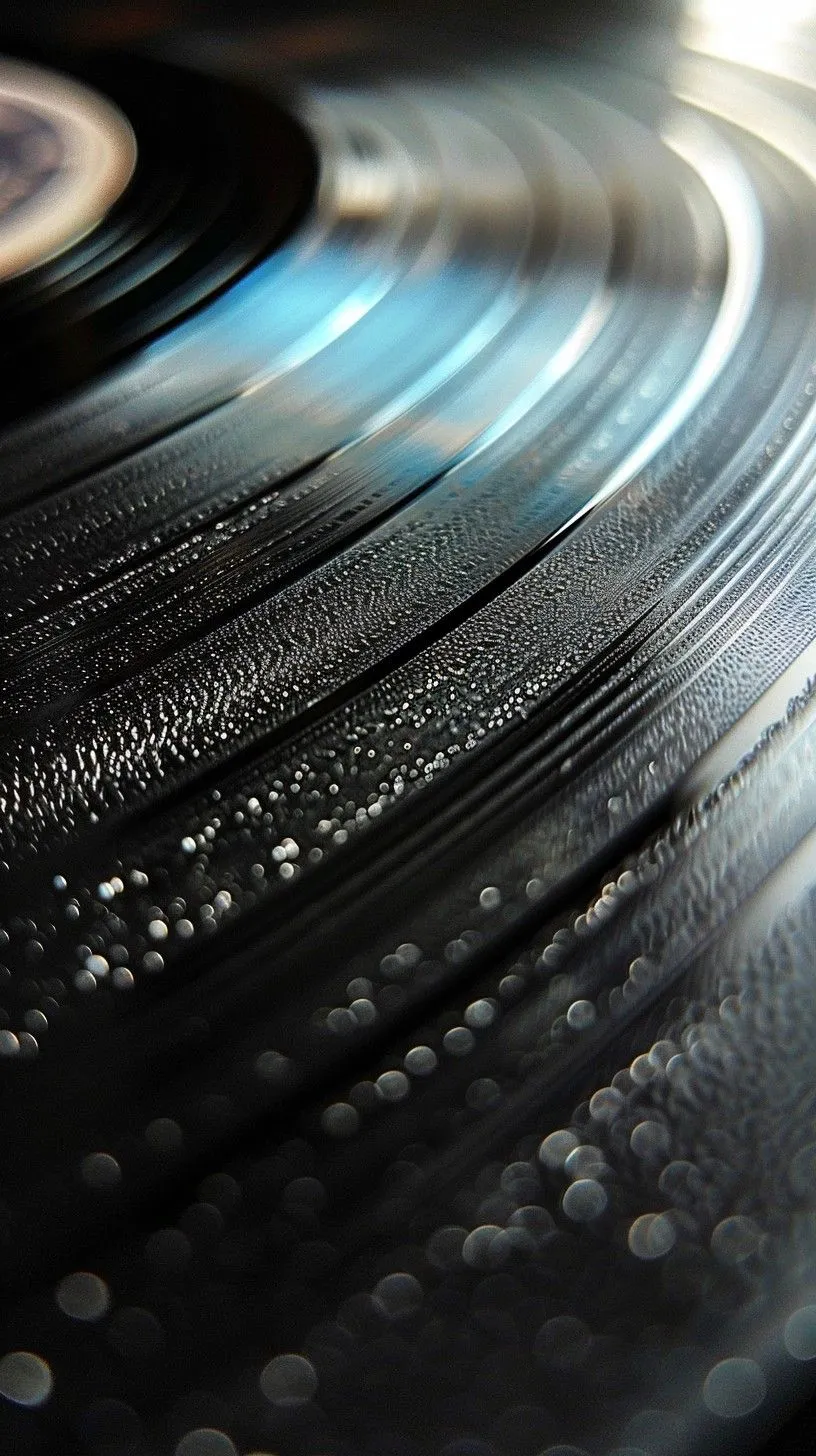Free Vinyl Record Detail Image, Record, Droplets