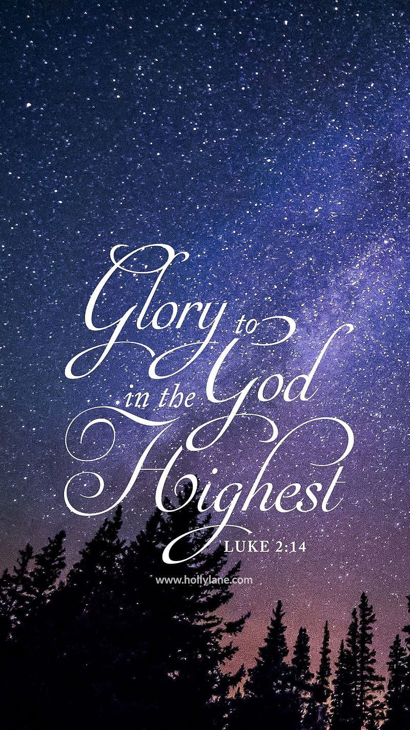 Bible, christian, christmas, god, luke, verse, HD phone wallpaper