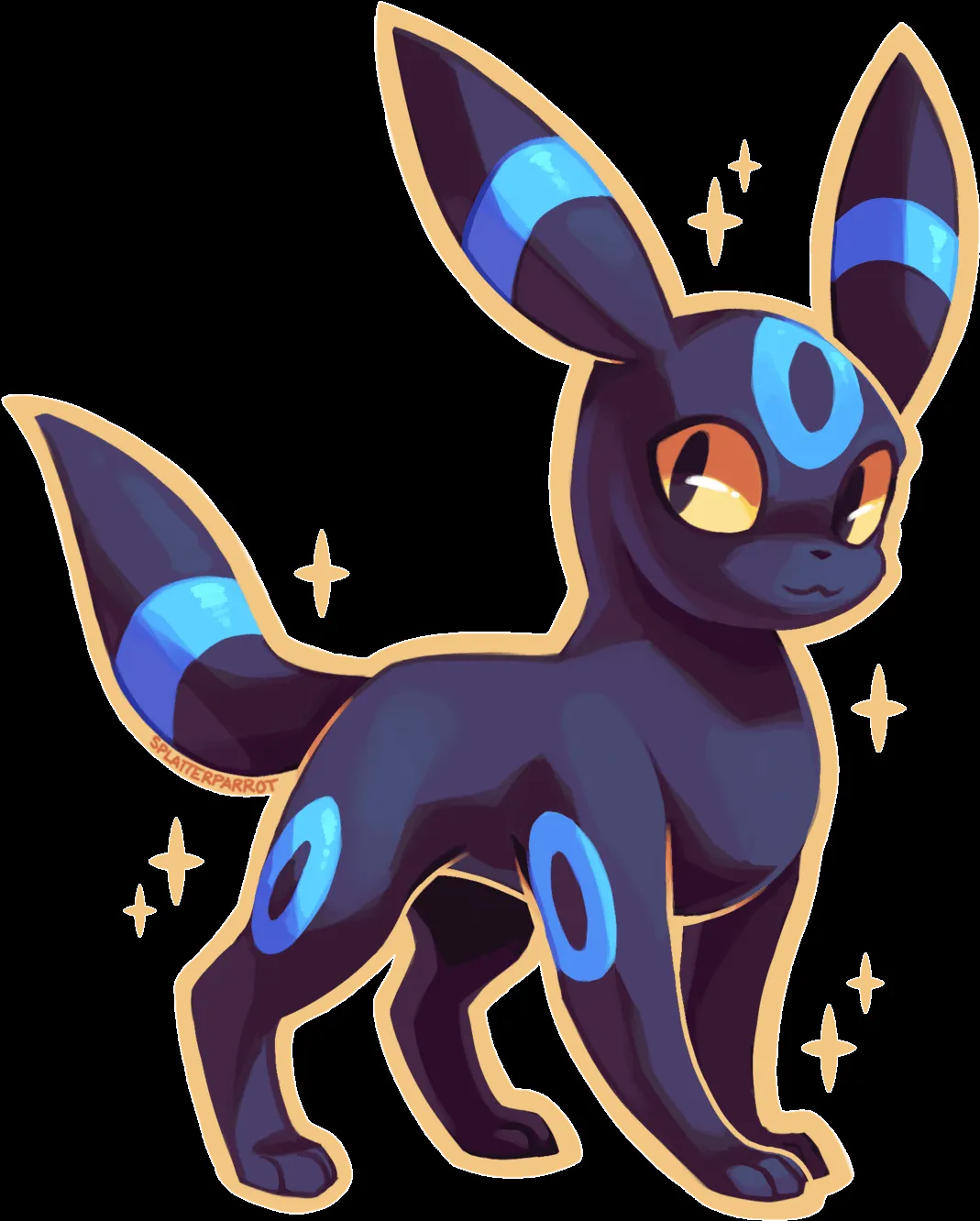 Download Umbreon Pokemon Illustration