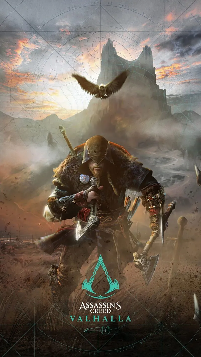 AC Valhalla, assassins, creed, game, huawei, iphone, oneplus, samsung, sony, HD phone wallpaper