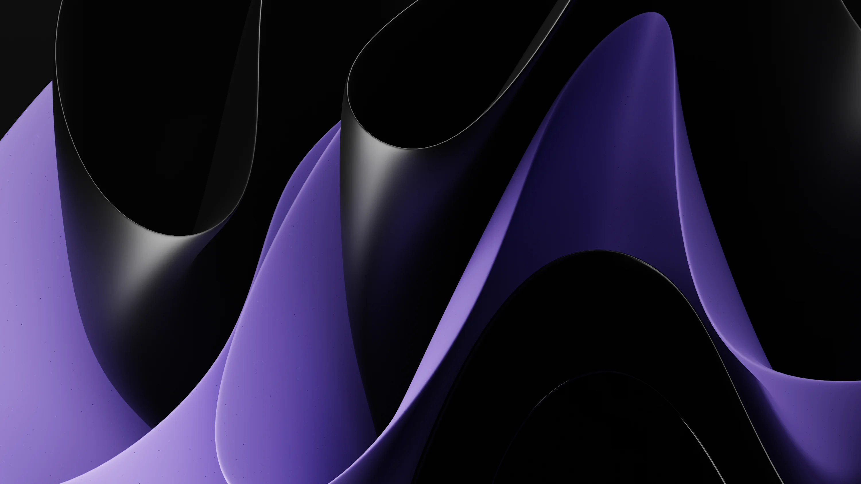 A black and purple abstract background with curves photo
