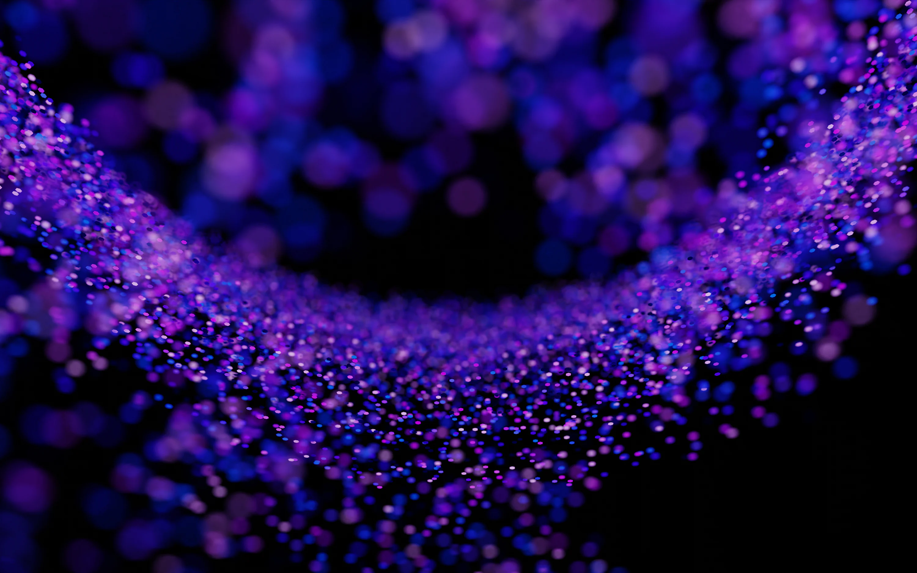 A purple and black background with lots of small dots photo