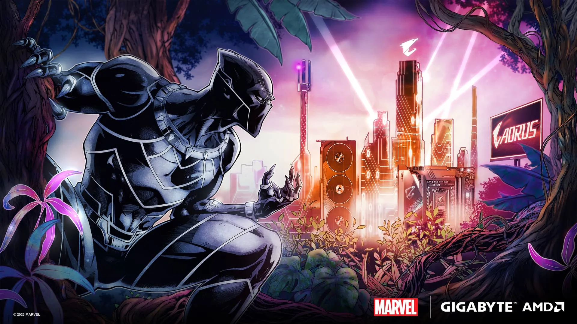 Marvel Special Edition PC Wallpaper available from GIGABYTE