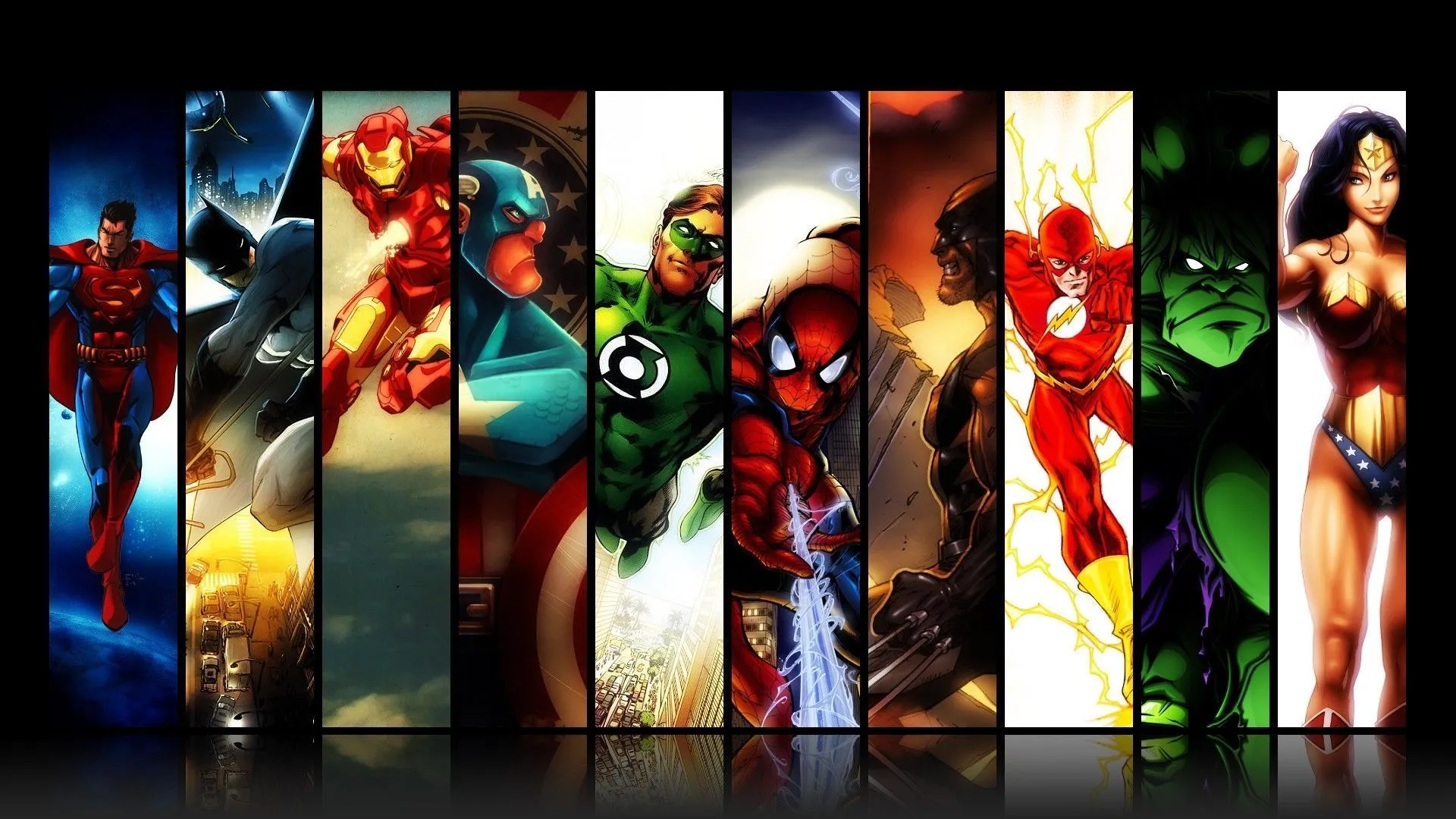 Super Heroes Wallpaper, HD Background on WallpaperBat