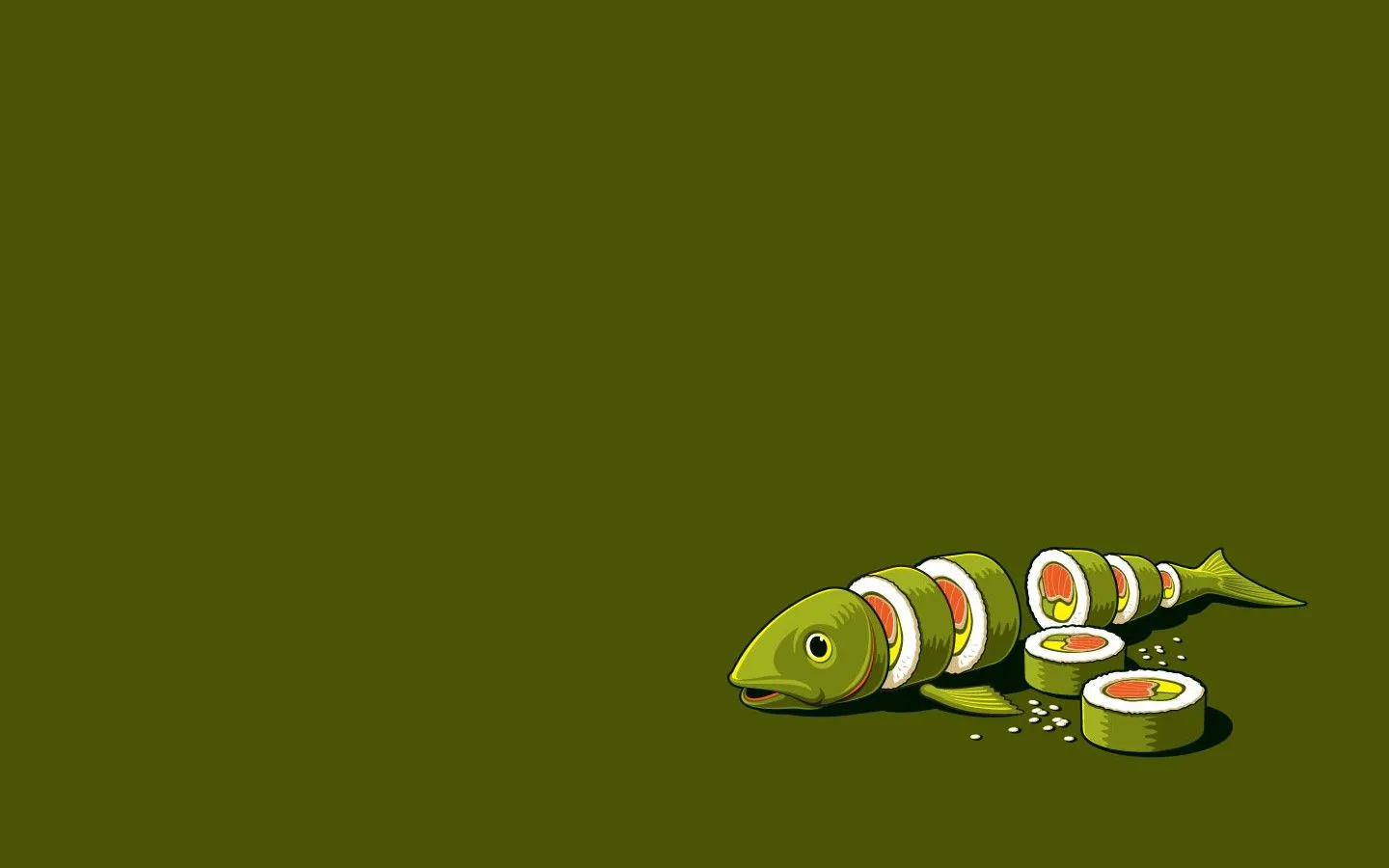 minimalistic, Vectors, Funny, Sushi, Threadless Wallpaper HD / Desktop and Mobile Background