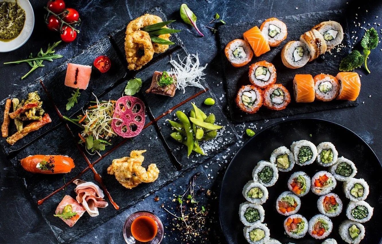 Sushi Wallpaper, HD Sushi Background on WallpaperBat