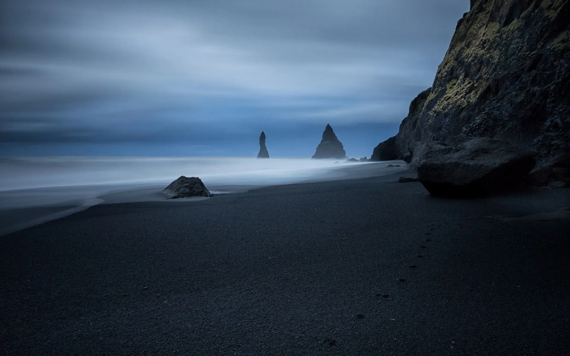 Iceland, Nature, Sea, Beach, Cliff, Coast, Landscape Wallpaper HD / Desktop and Mobile Background