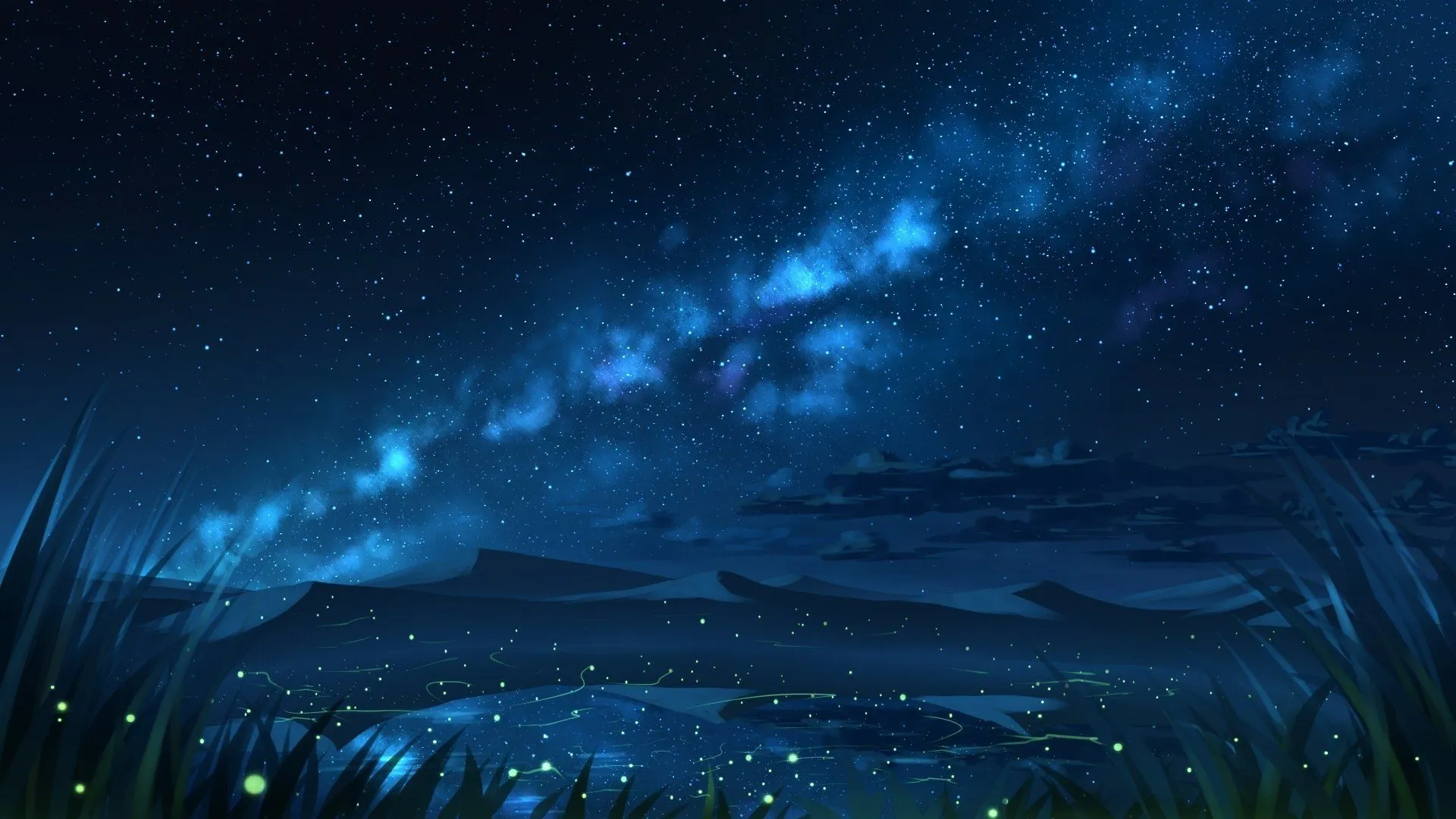 Starlit Anime Nightscape