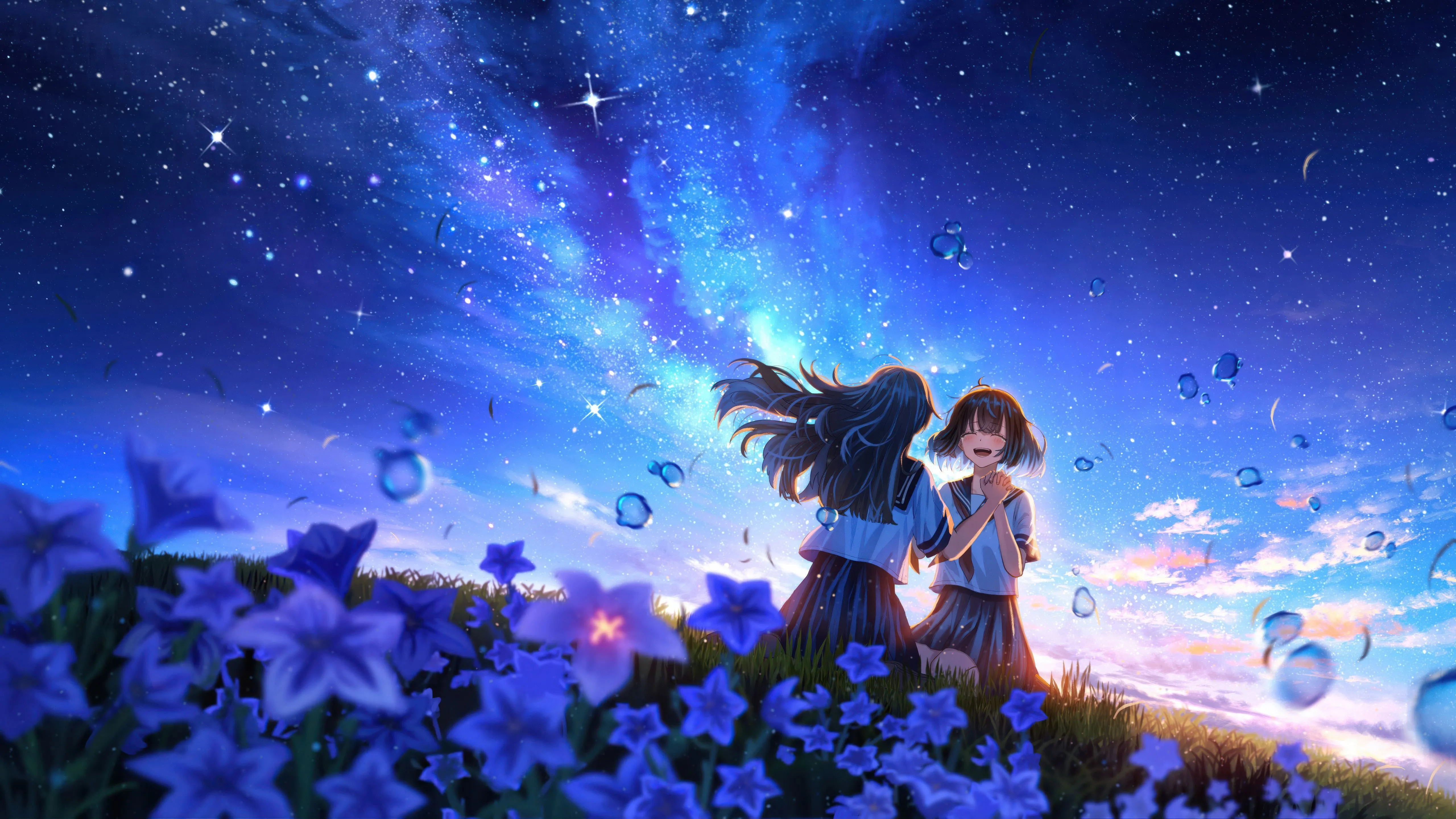 Twilight Echoes Your Song In The Starry Sky Wallpaper, HD Anime Wallpaper, 4k Wallpaper, Image, Background, Photos and Picture