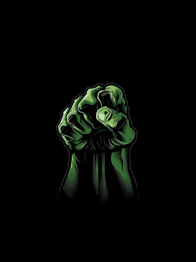 Hulk, anime, black, body, incridblehulk, iphone, powerful, smash, HD phone wallpaper