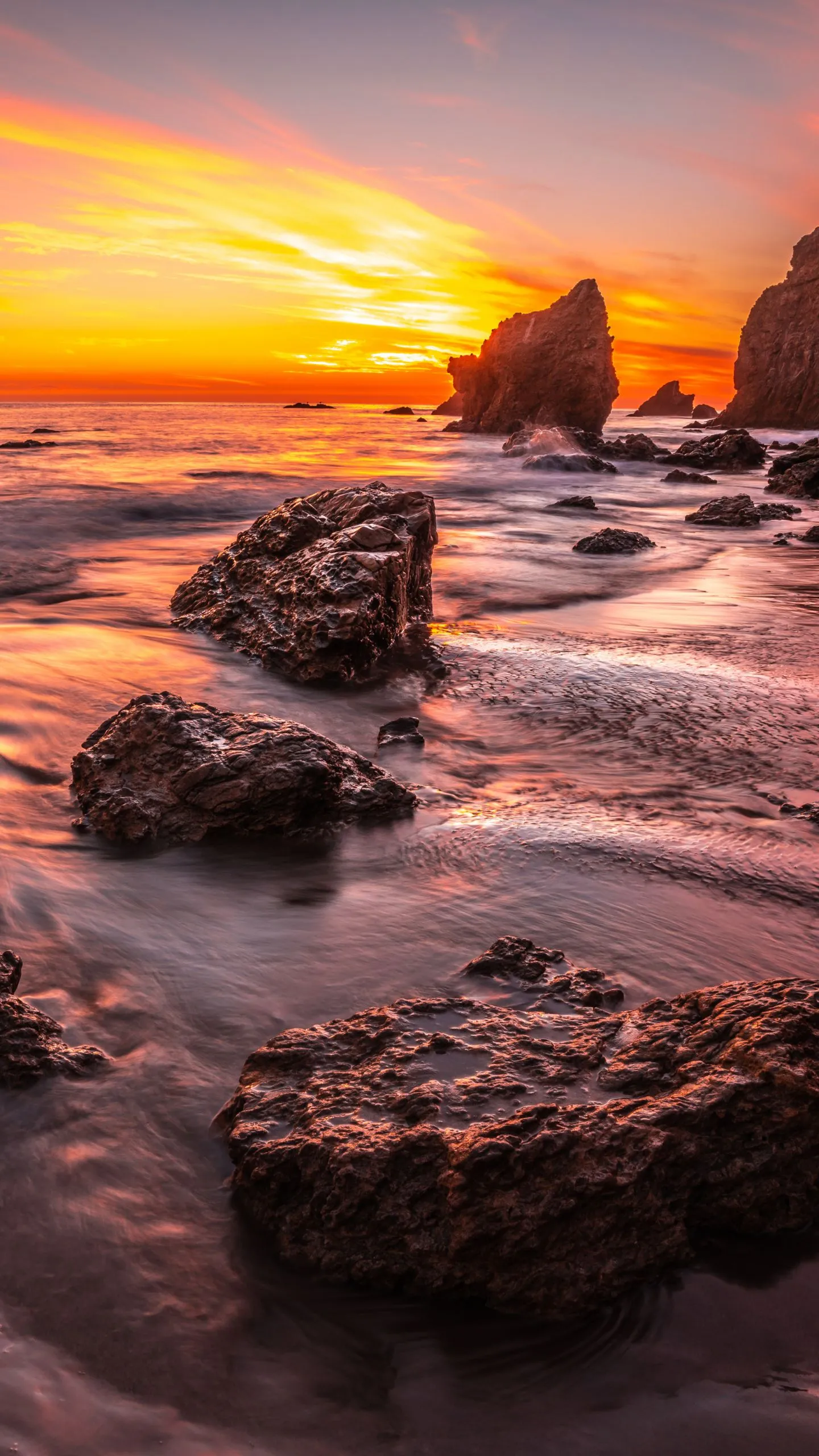 Phone wallpaper: Sunset, Earth, Nature, Horizon, California 1432835