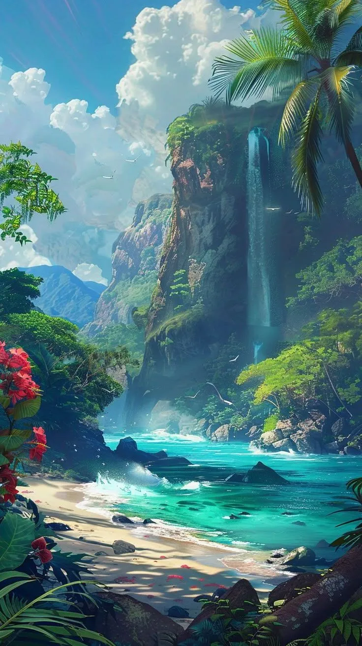 Vibrant Summer Phone Wallpaper