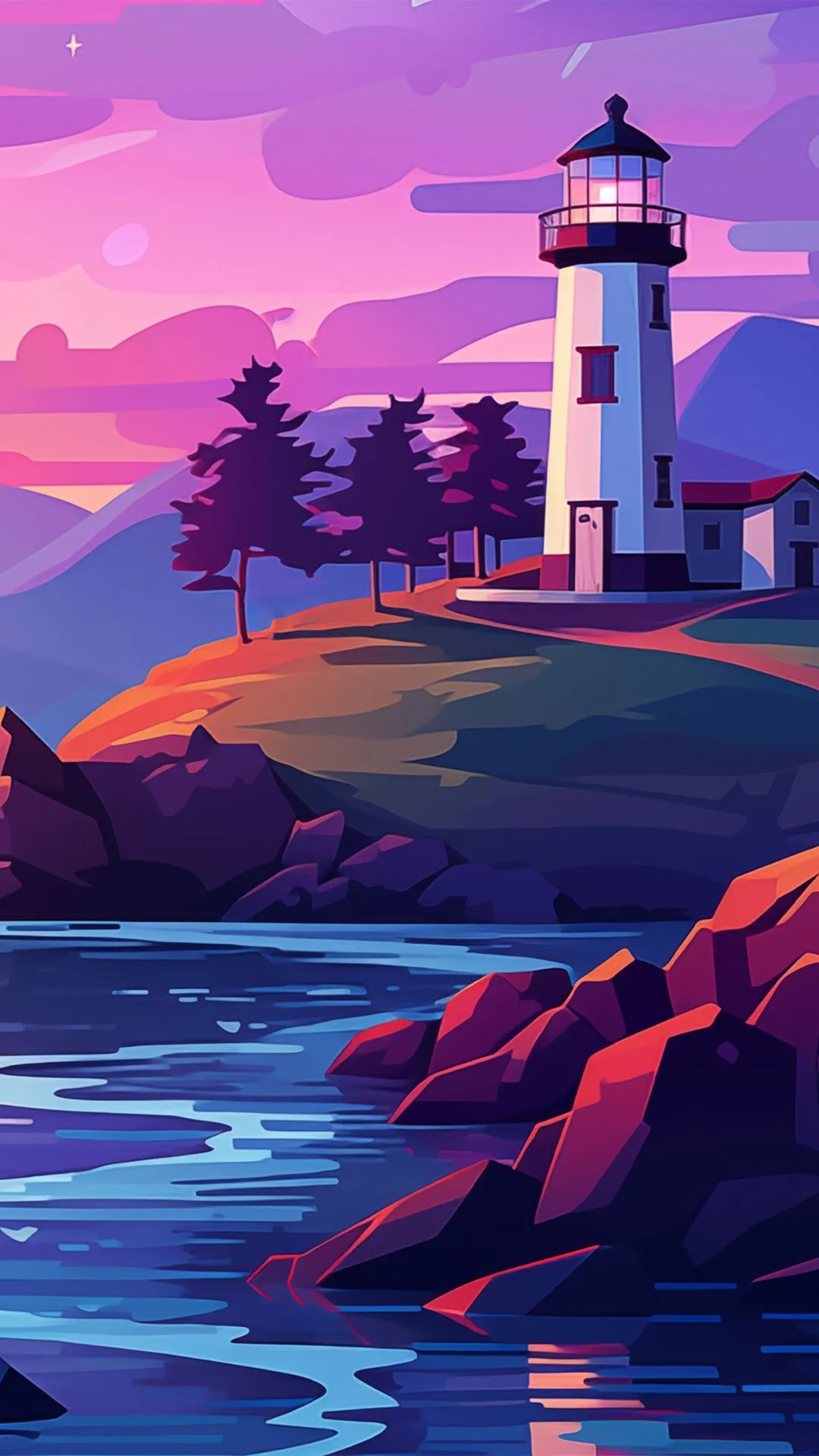 Vibrant Wallpaper 4K, Landscape, Sunrise, Aesthetic