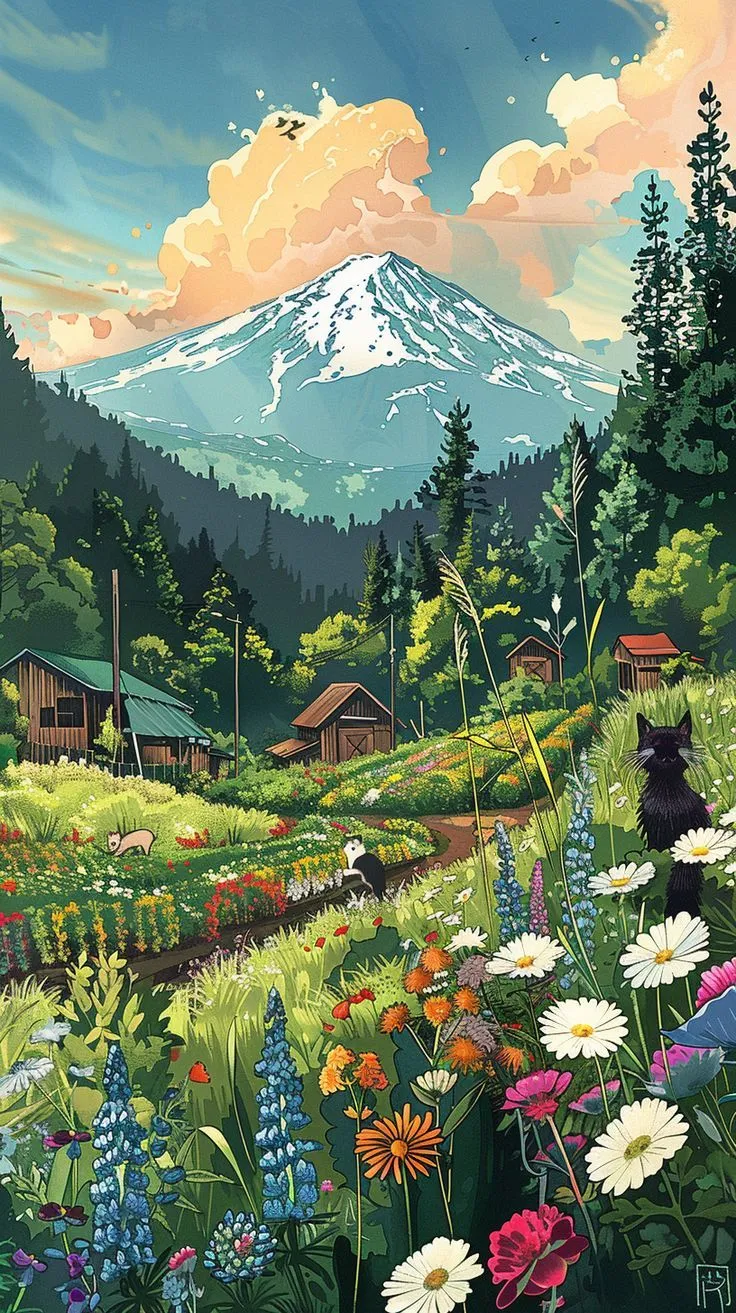 Vibrant Summer Phone Wallpaper