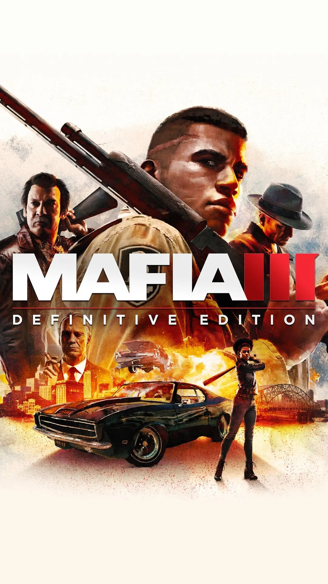 Mafia Iii: Definitive Edition Video Game Cover HD Phone Wallpaper