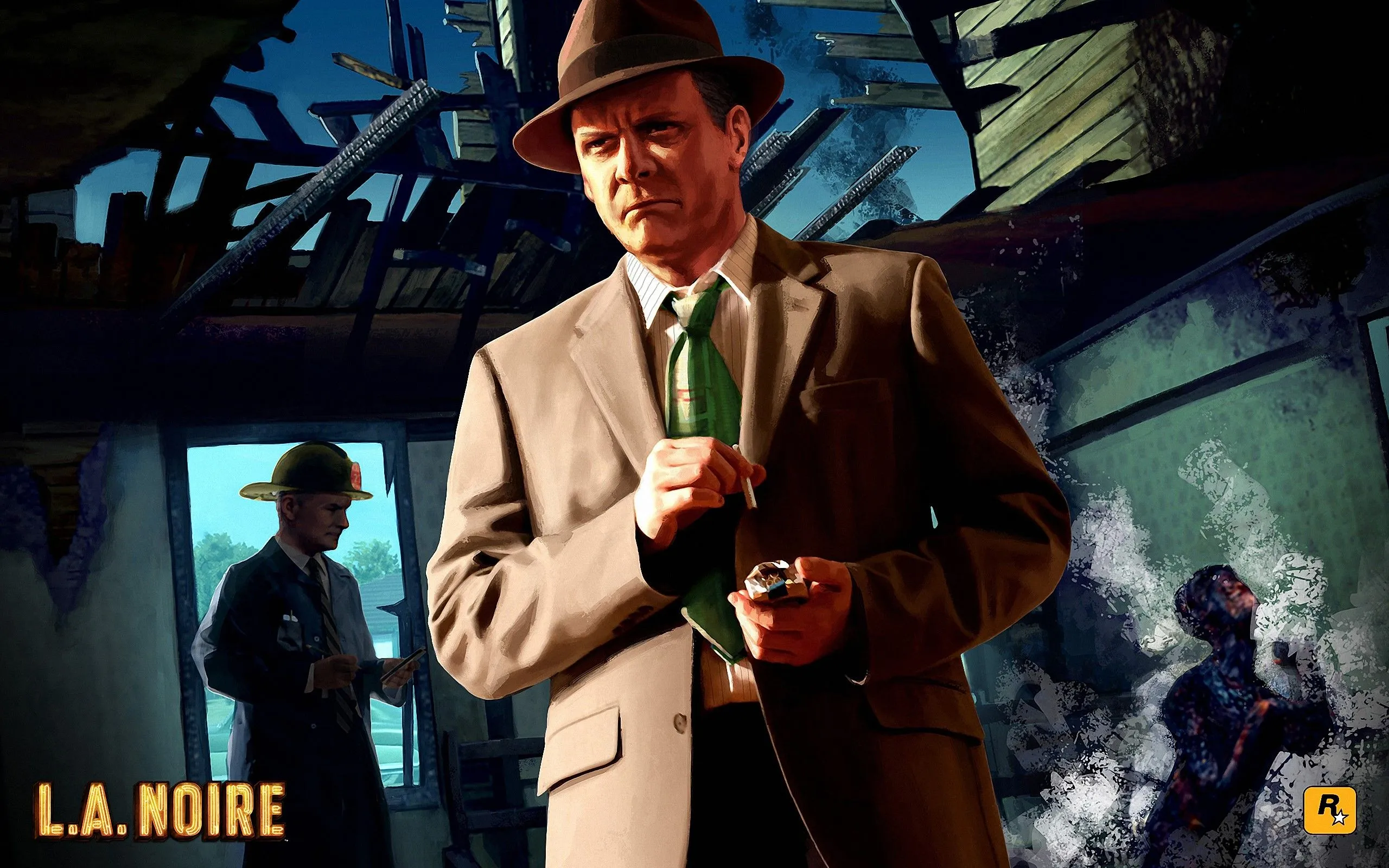 L.a. Noire Video Game Cover Art, HD Wallpaper