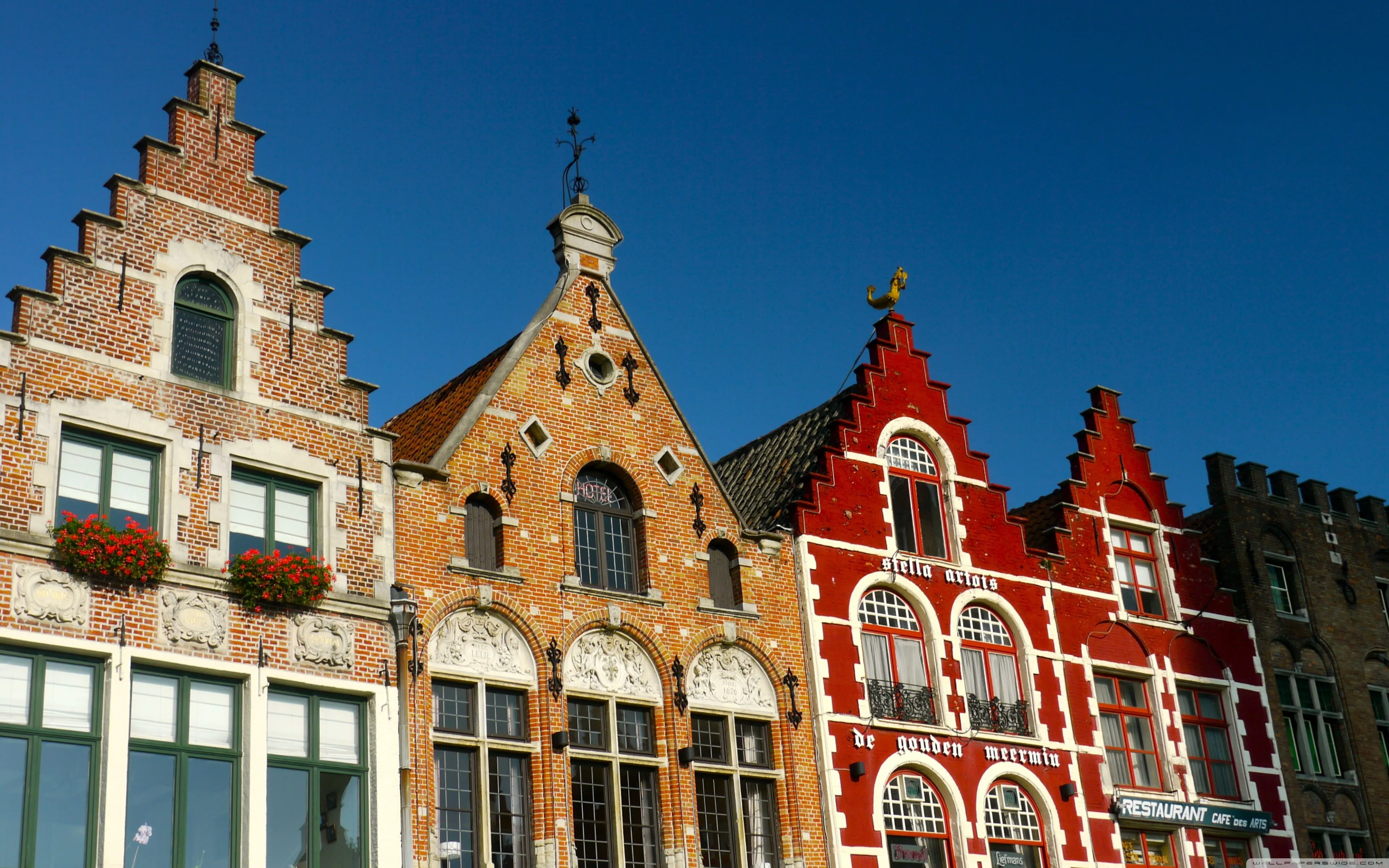 Bruges Architecture Style, Belgium 4K UHD Wallpaper for UltraHD Desktop and TV, Widescreen and UltraWide Display, Smartphone and Tablet Devices