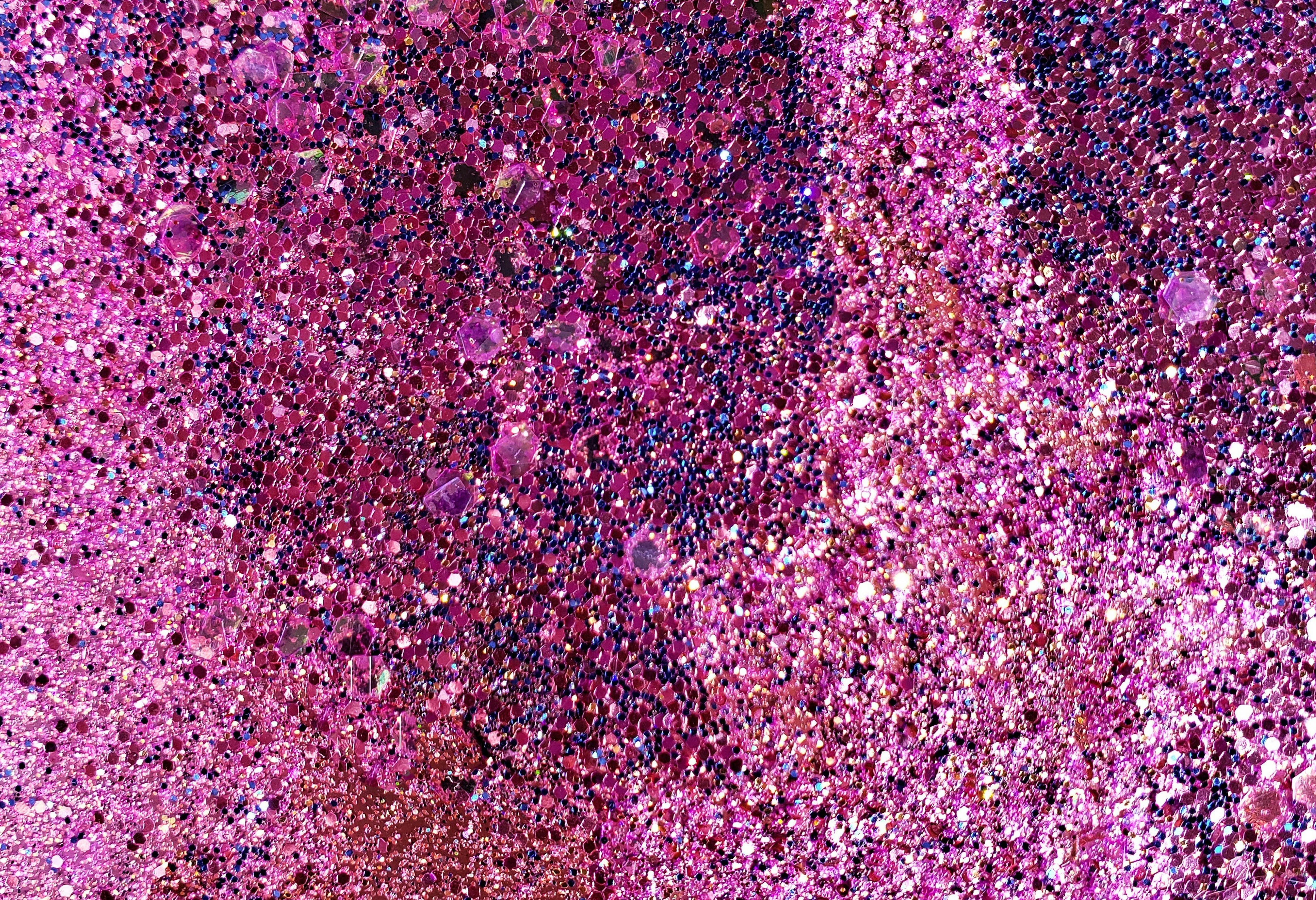 Close Up Of Purple And Pink Glitters · Free