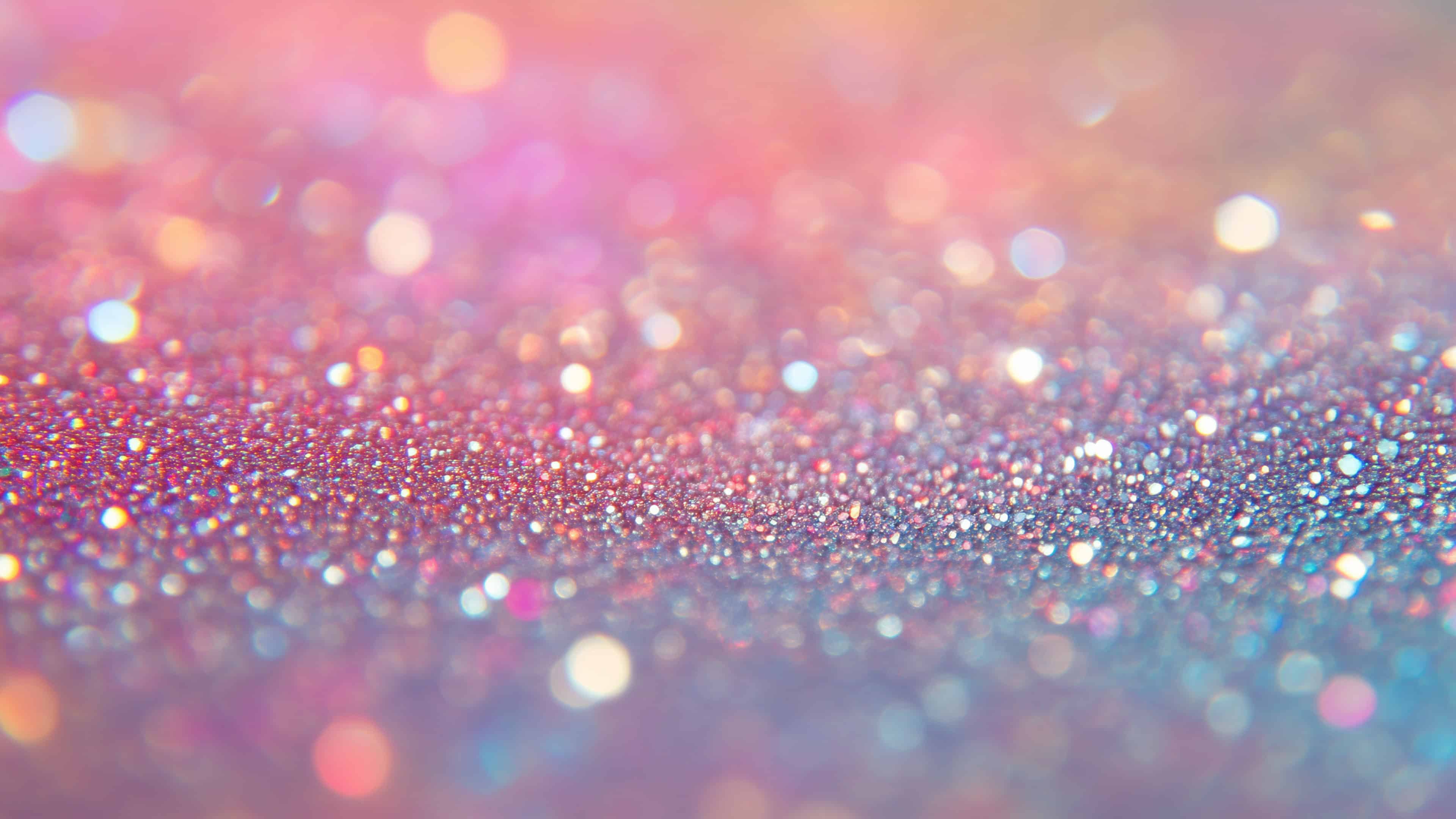 Blue Glitter Wallpaper