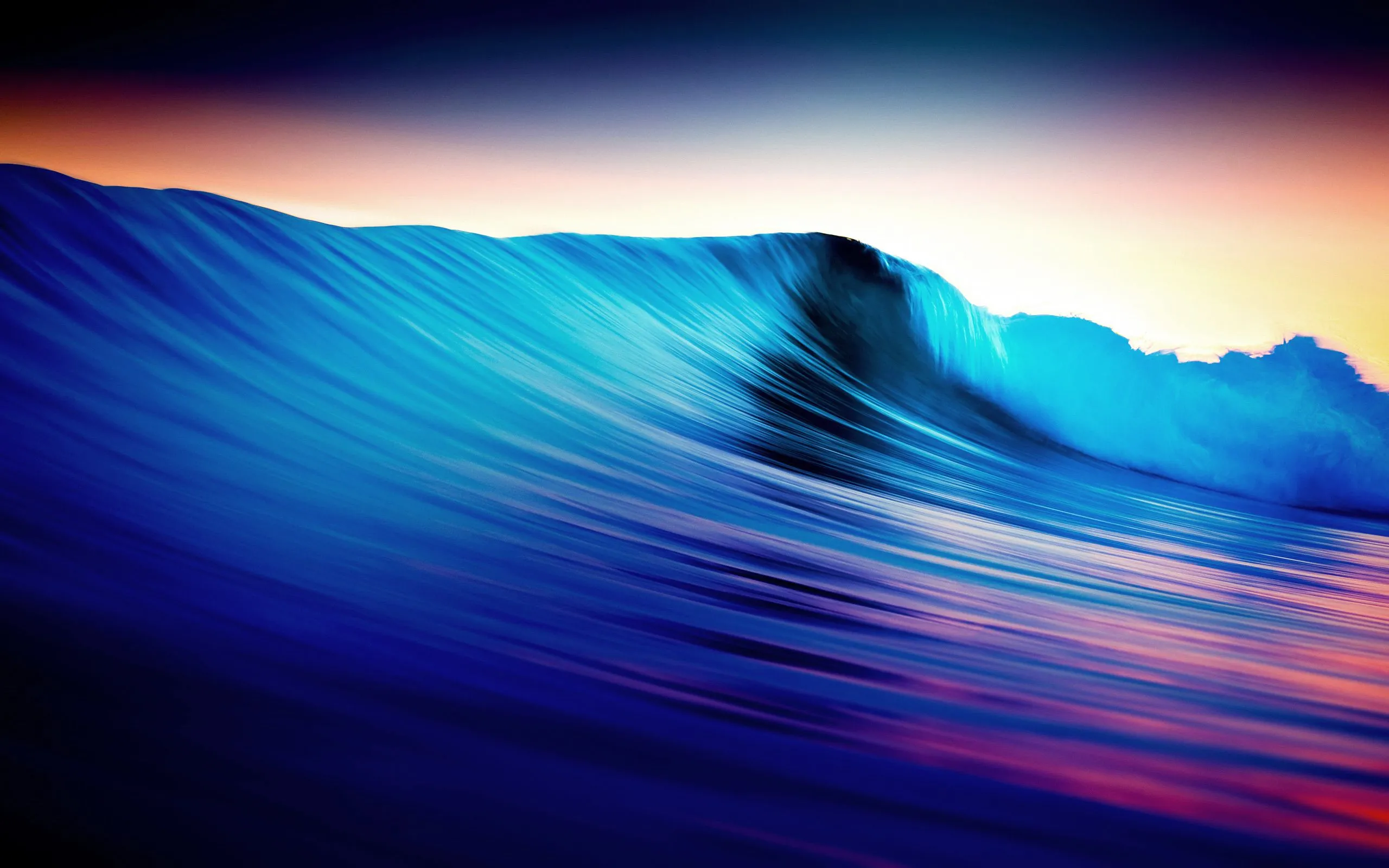 Daily Wallpaper: Abstract Wave. I Like To Waste My Time