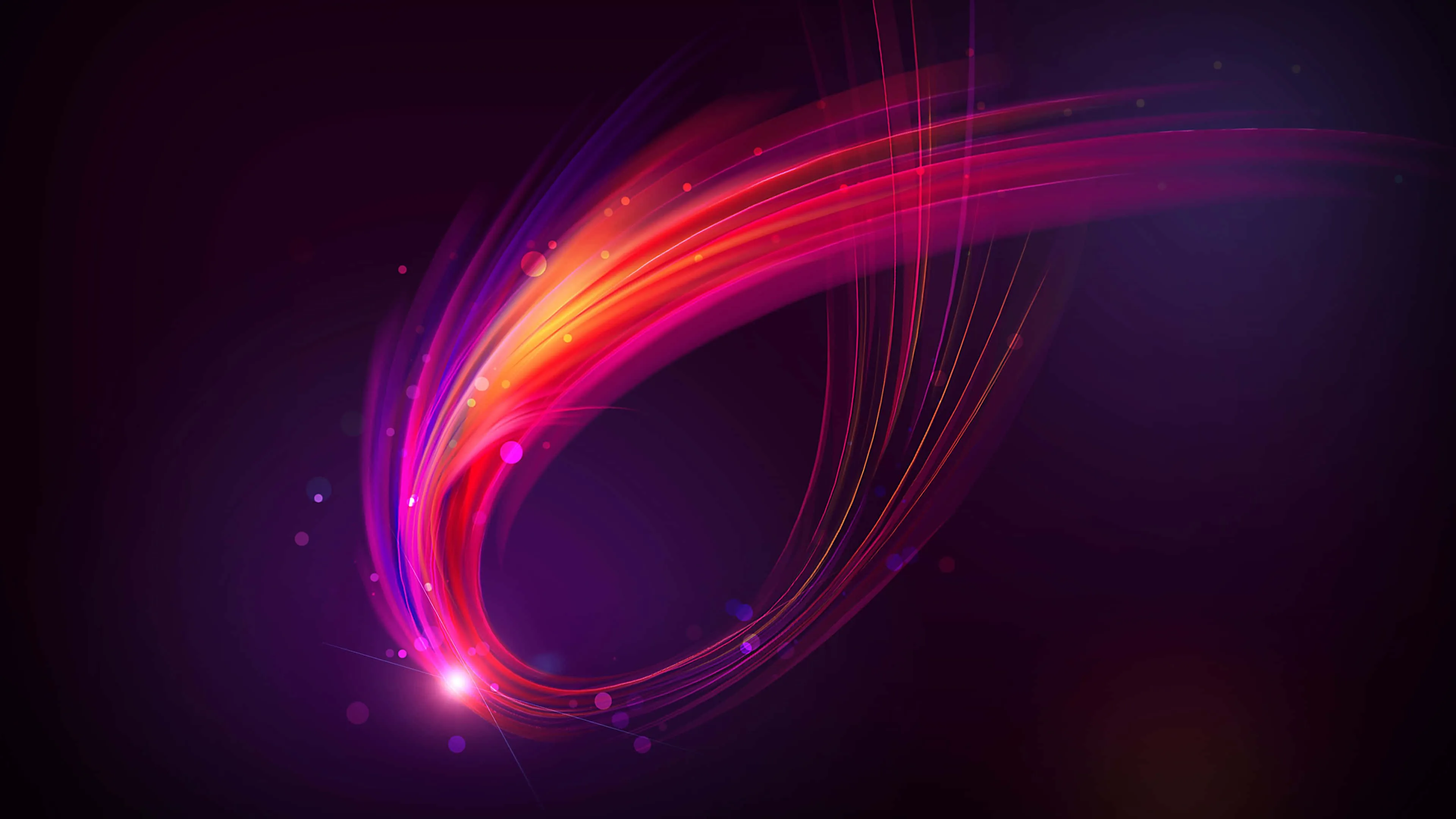 4k Abstract Waves Wallpaper