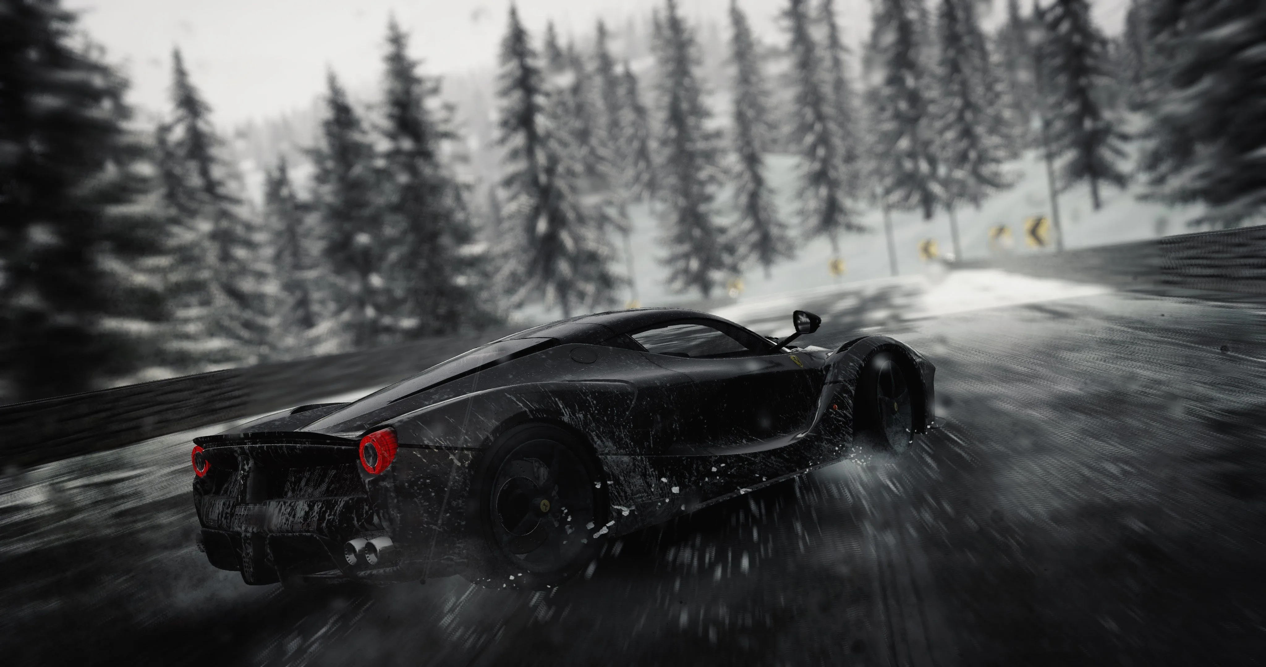 Desktop wallpaper: The Crew, Rain, Video Game, Car, Ferrari 4K free download for PC. 869982