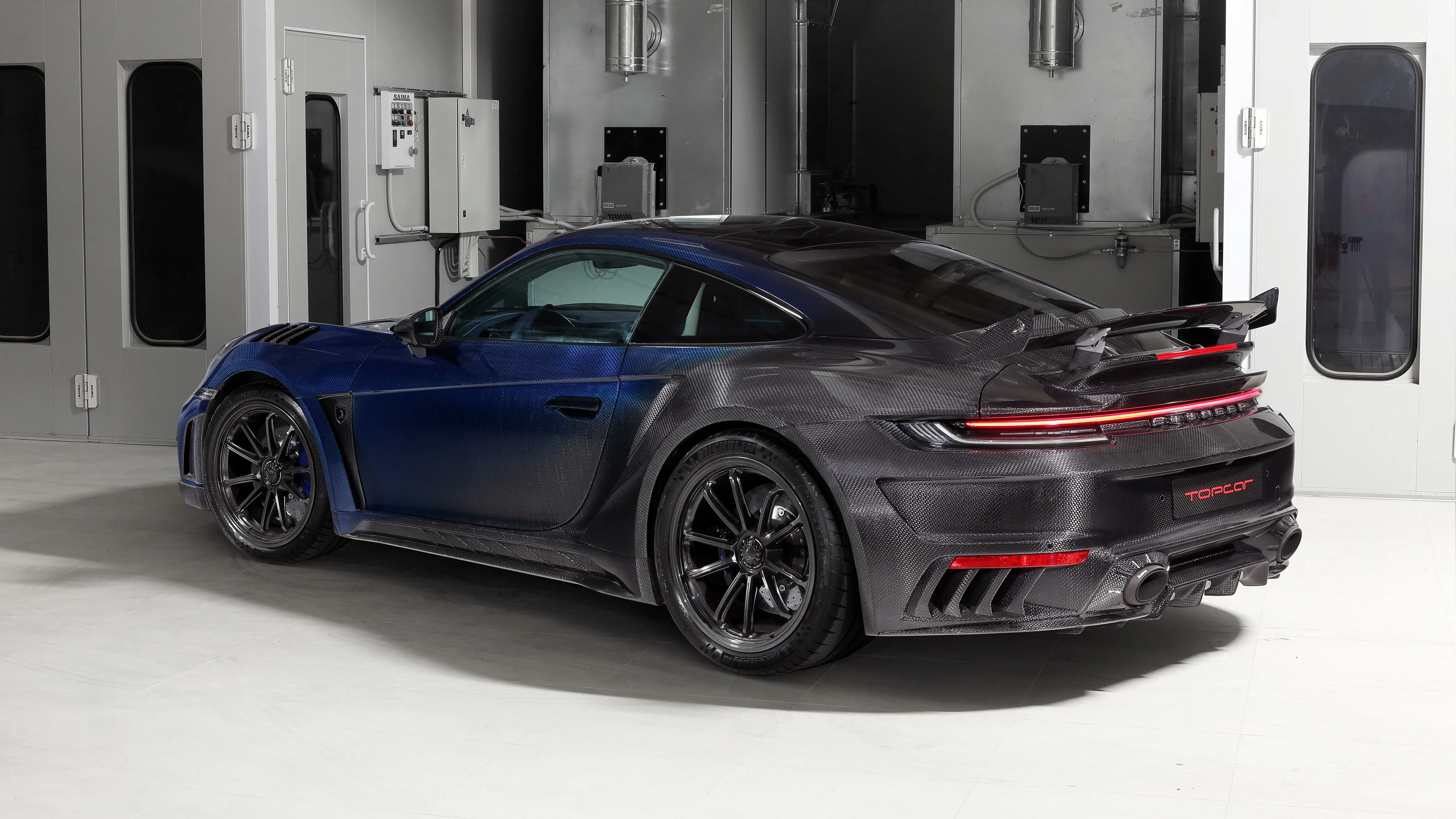 TopCar Porsche 911 Turbo S Stinger GTR Stealth Edition 4K Wallpaper Car Wallpaper