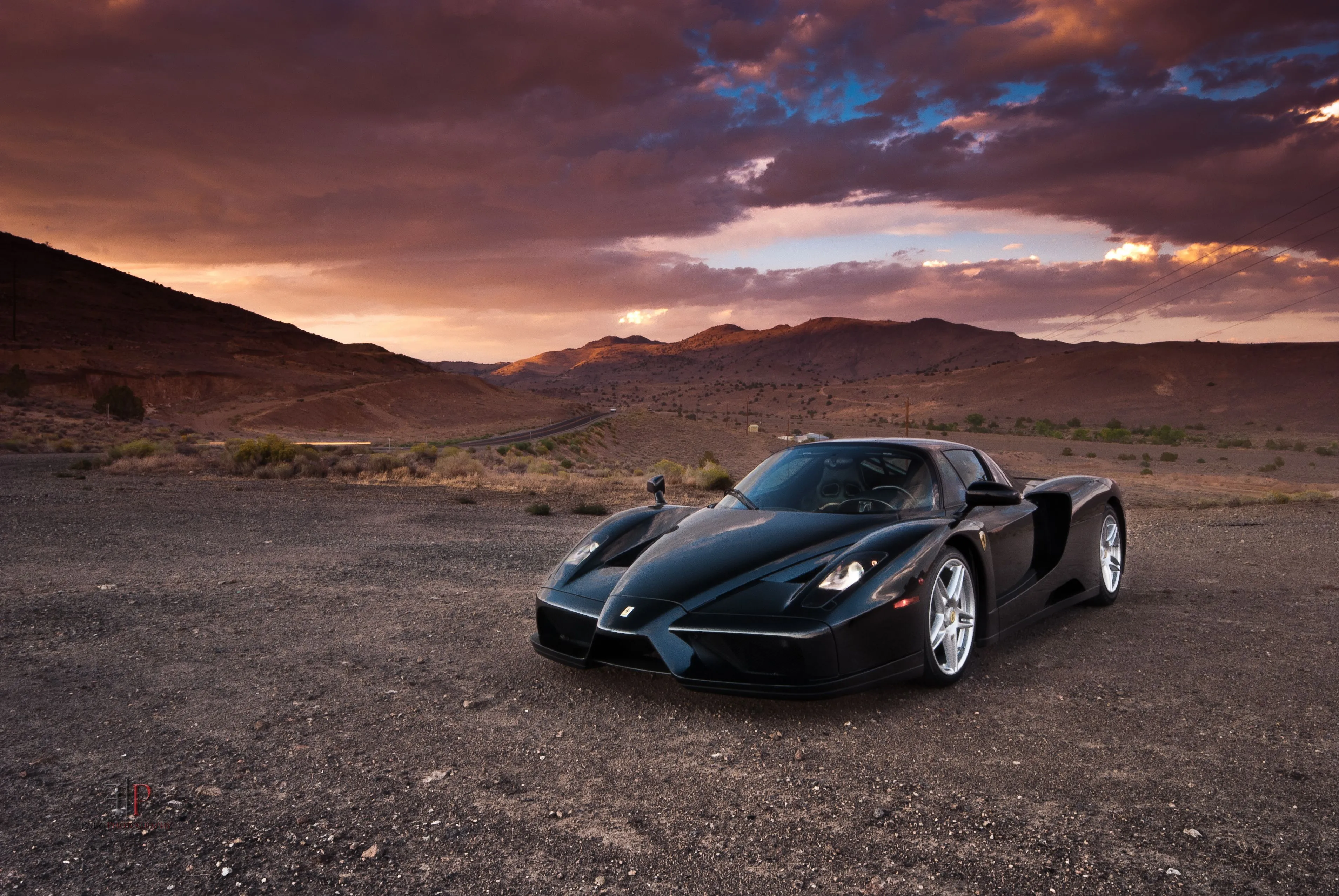 Desktop wallpaper: Vehicles, Ferrari Enzo, Black Car, Car, Ferrari, Supercar 4K free download for PC. 383334