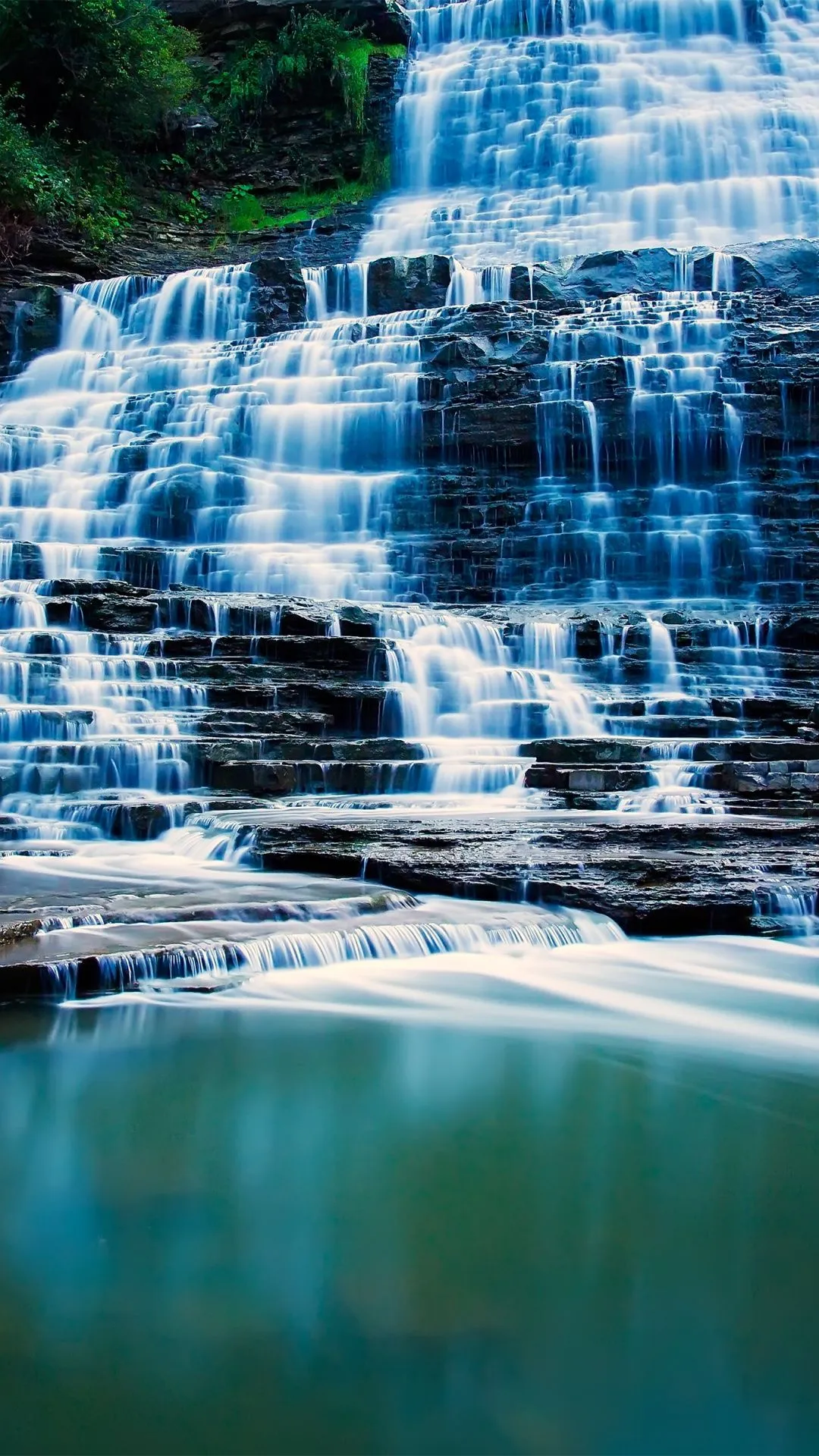 Albion Falls Wallpaper 4K, Hamilton, Ontario, Canada