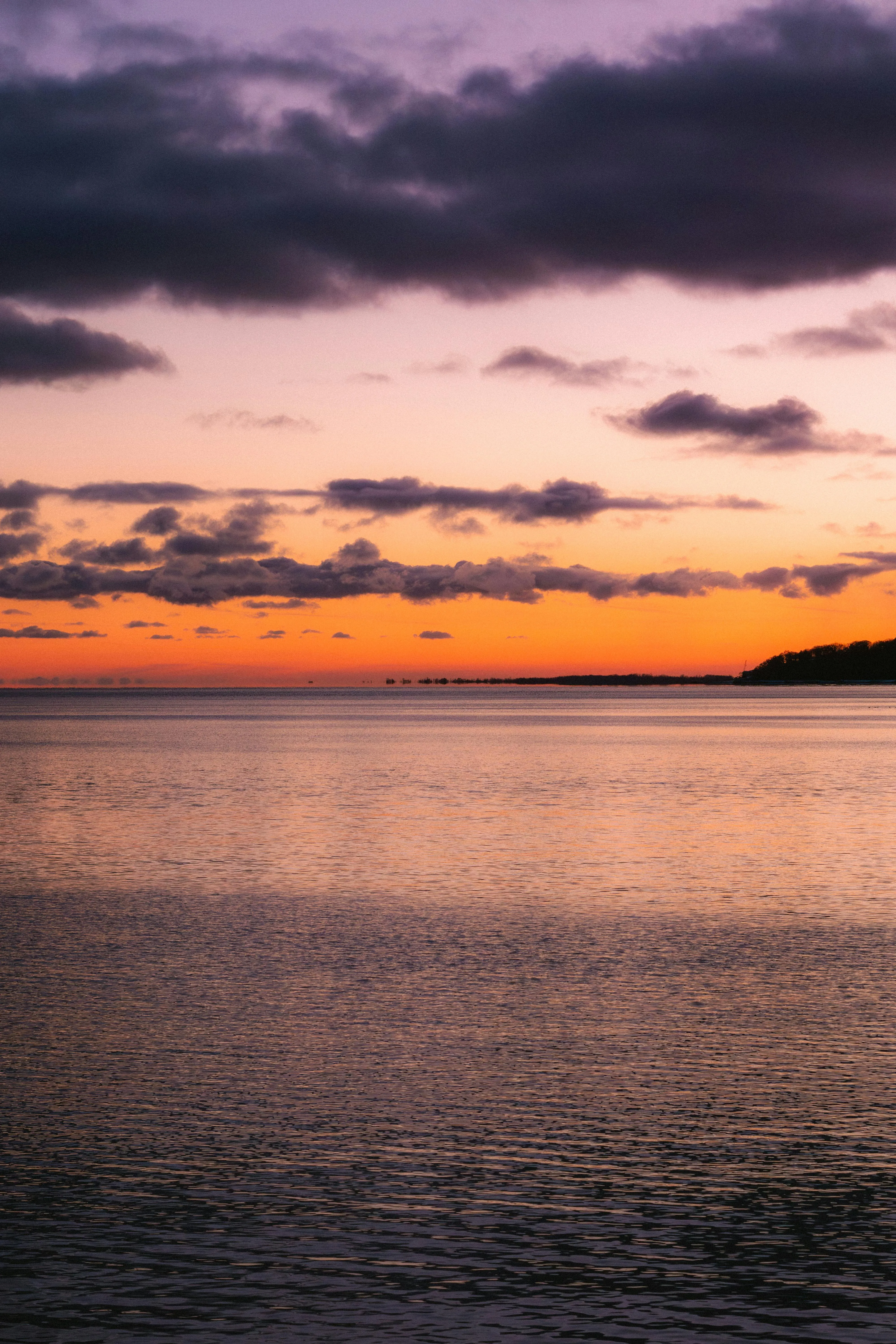 Stunning Sunset Over Lake Ontario in Toronto · Free