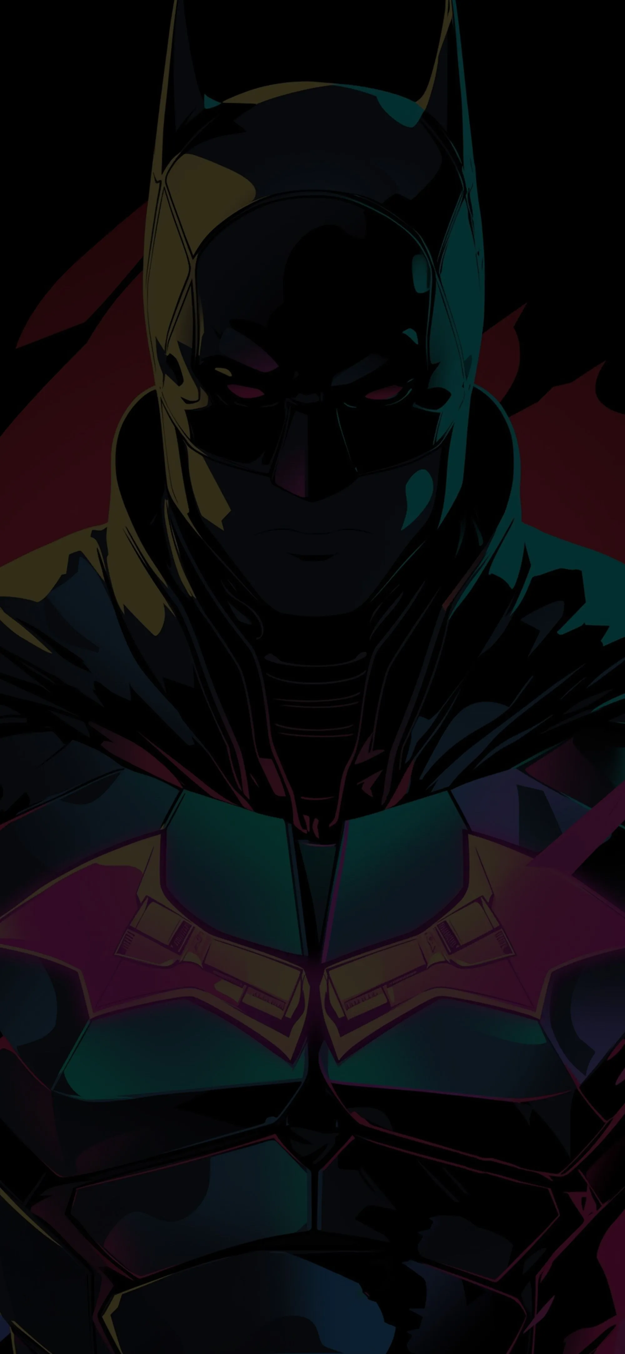 Neon Batman Dark Knight Epic Wallpaper Phone Wallpaper