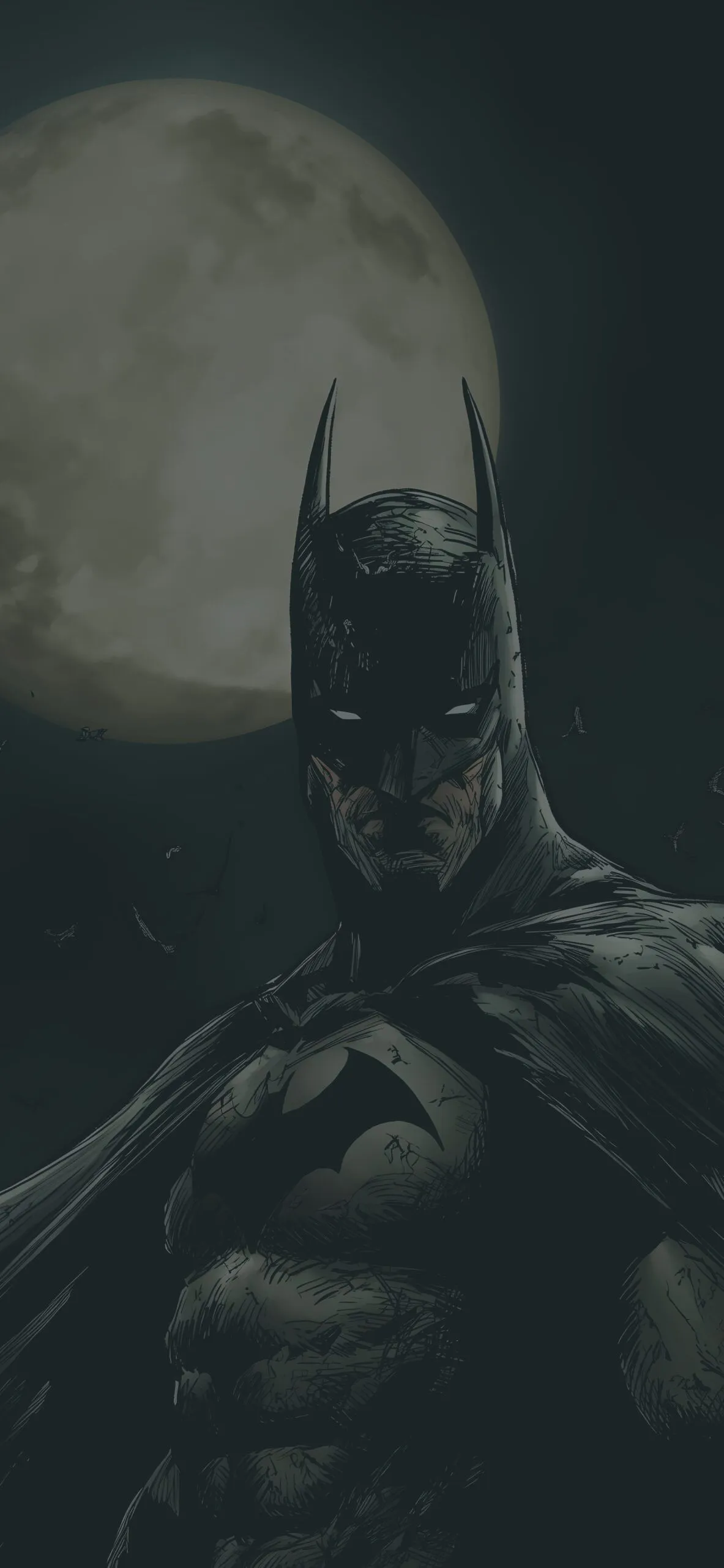 Batman Full Moon Wallpaper DC Comics HD Wallpaper