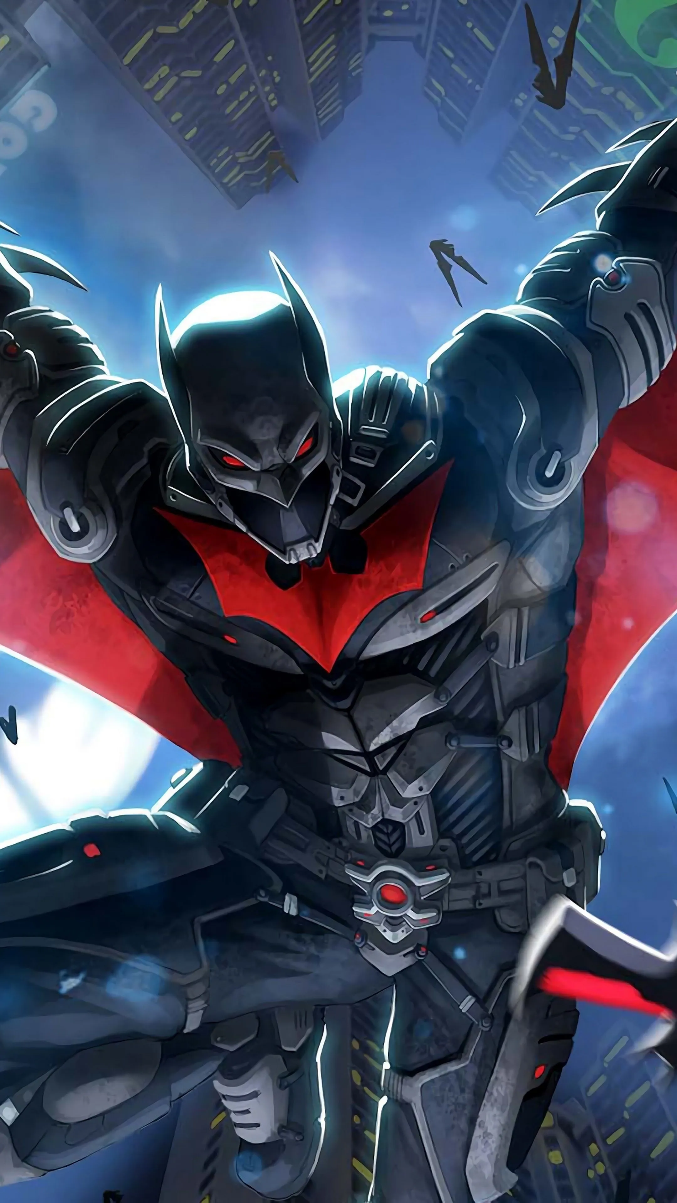 Batman Beyond 4K HD Phone Wallpaper