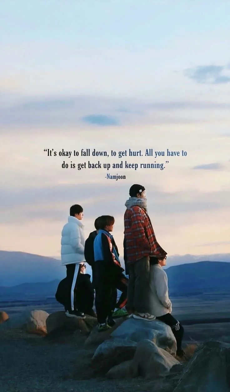 Download BTS Lyrics Inspiration Quotes and Messages Wallpaper