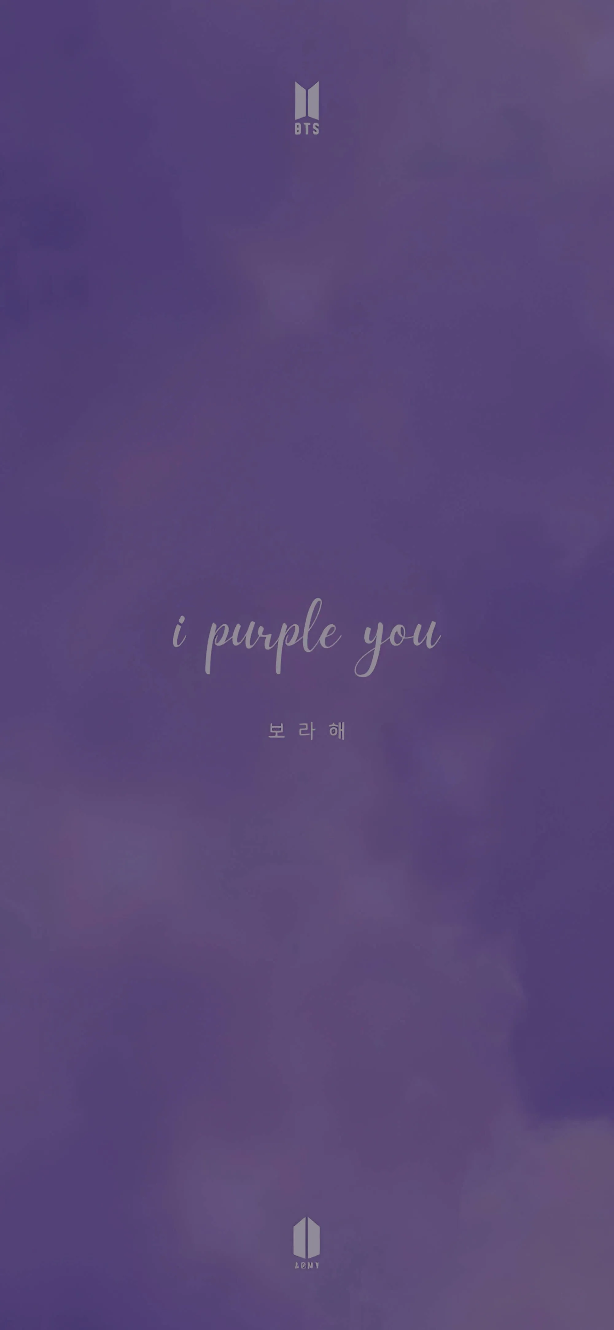 BTS I Purple You Fan Love Wallpaper Pop Wallpaper IPhone