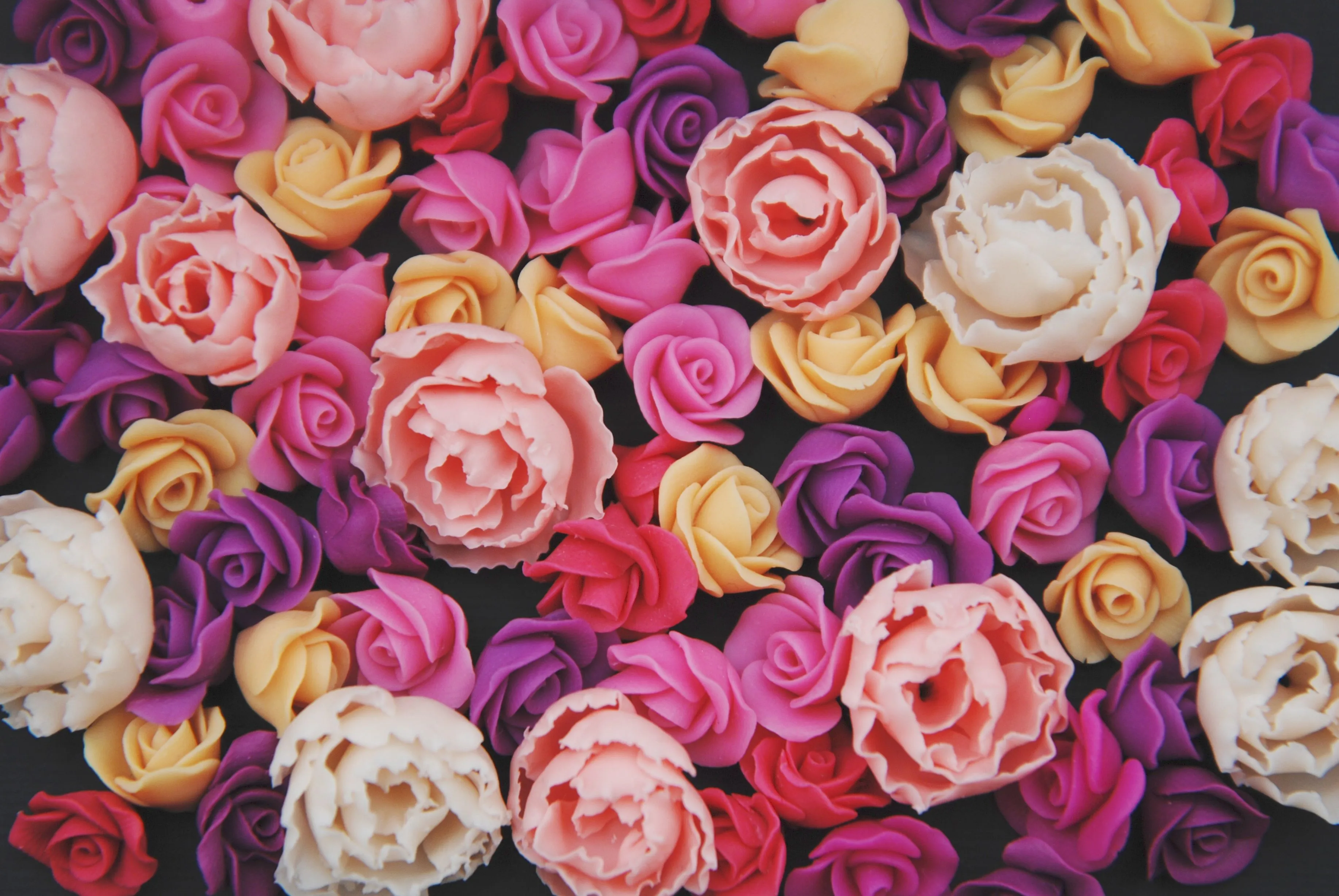 Desktop wallpaper: Rose, Earth, Flower, Pink Flower, Purple Flower, Yellow Flower, Flowers 4K free download for PC. 467051