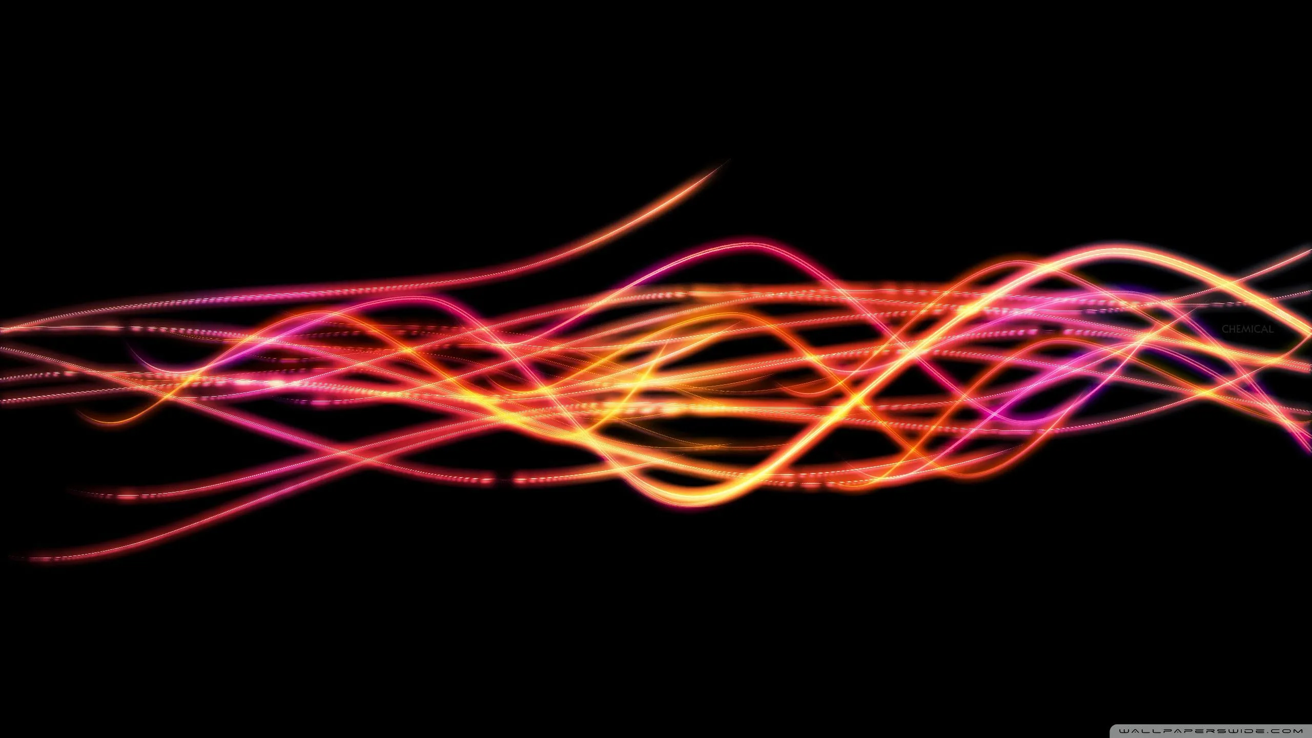 Abstract Background Pink Orange Yellow Black 4K UHD Wallpaper for UltraHD Desktop and TV, Dual Monitor, Smartphone and Tablet Devices