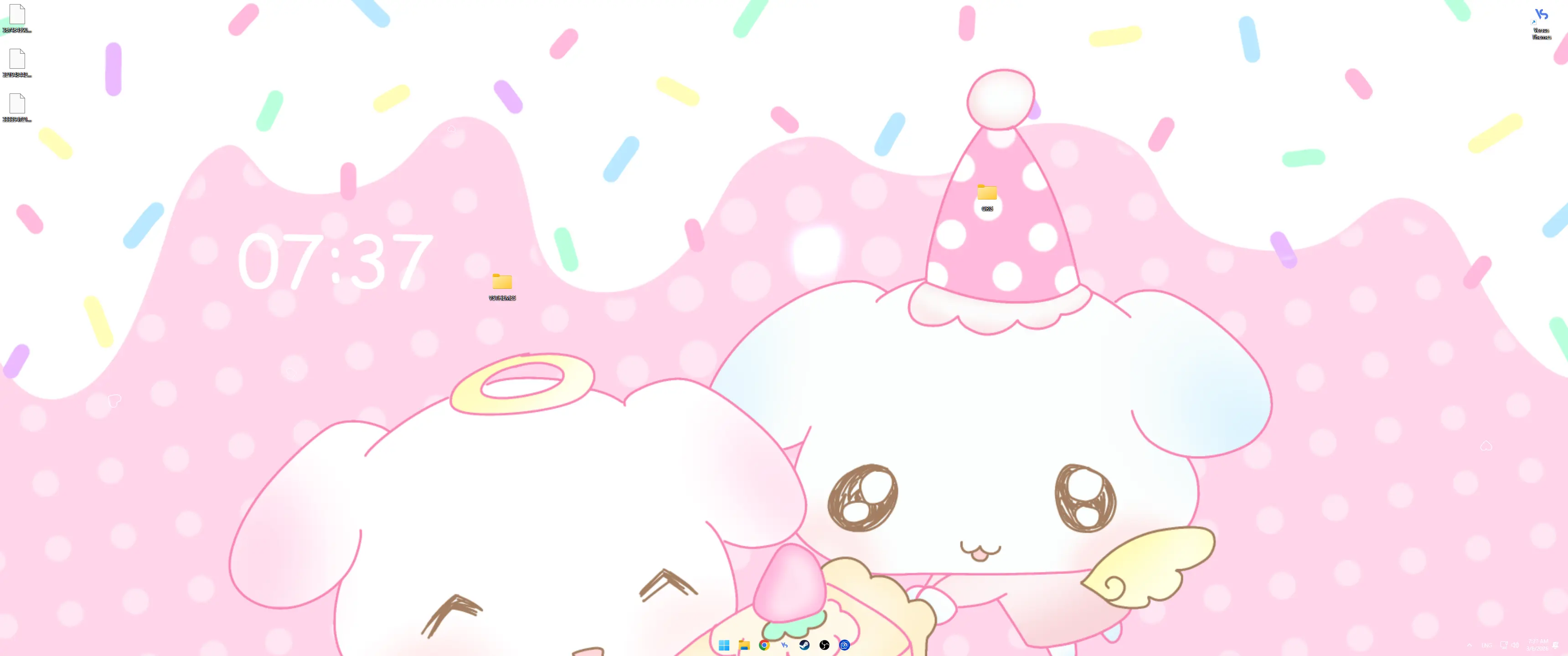 Live wallpaper Cake Angels (Cutecore Kawaii) download on VSThemes.org